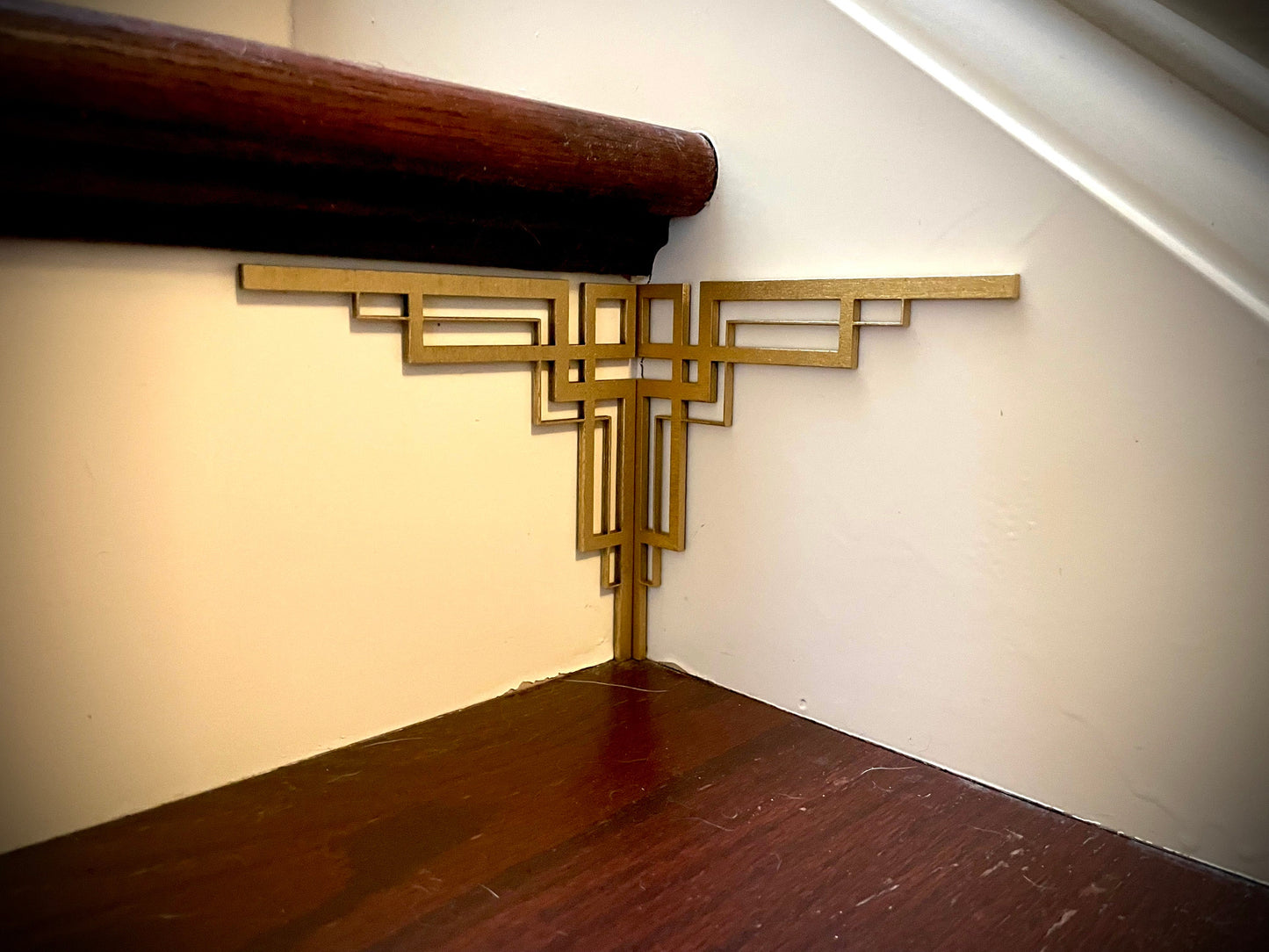 Art Deco Staircase Corner Accents - Set of 4 - Style C