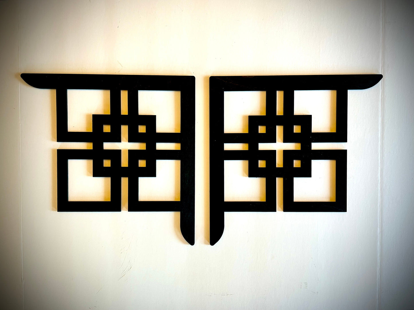 Art Deco Wood Corner Accent & Trim | Set of 2 | Multiple Sizes & Finishes | Style I