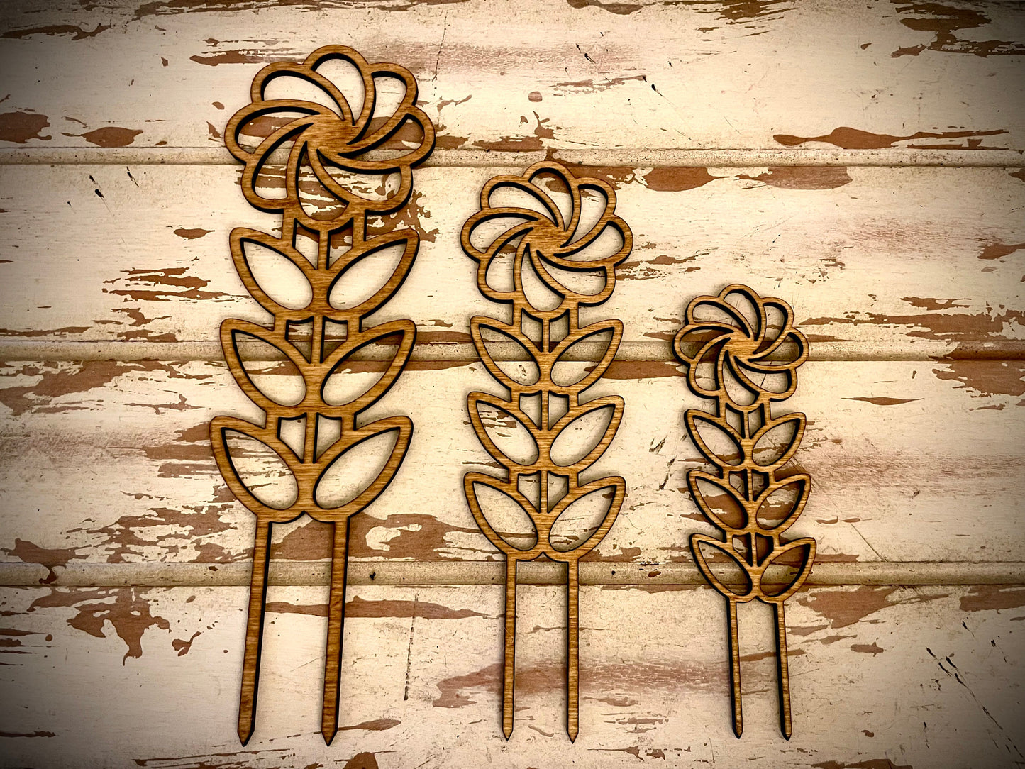 Boho Indoor Plant Trellis | Flower | Multiple Sizes & Finishes | Style C