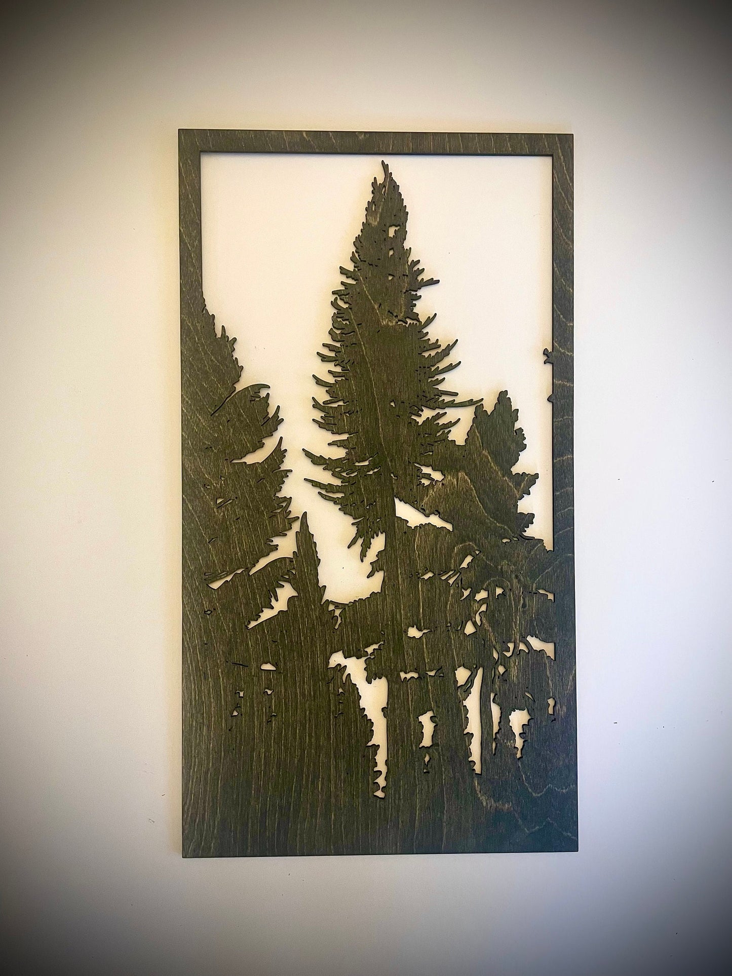 Mixed Tree Forest Wood Wall Art | 3-Panel Set | Multiple Finishes