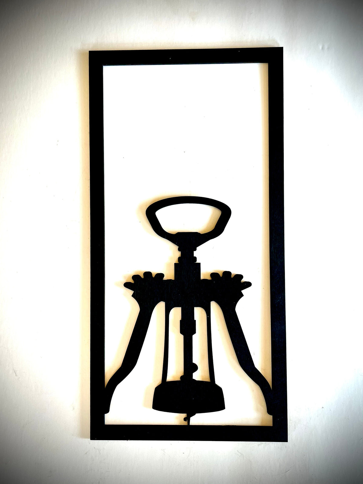 Wine Bottle, Opener & Glass Wood Wall Art | 3-Panel Set | Multiple Sizes & Finishes | Bar Decor