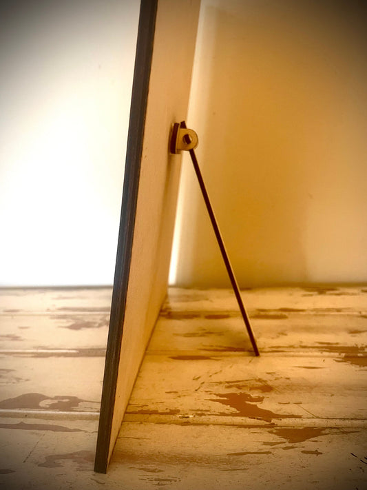 Wood Easel Stand Backs | Attach to Frames & Plates | 7 Sizes