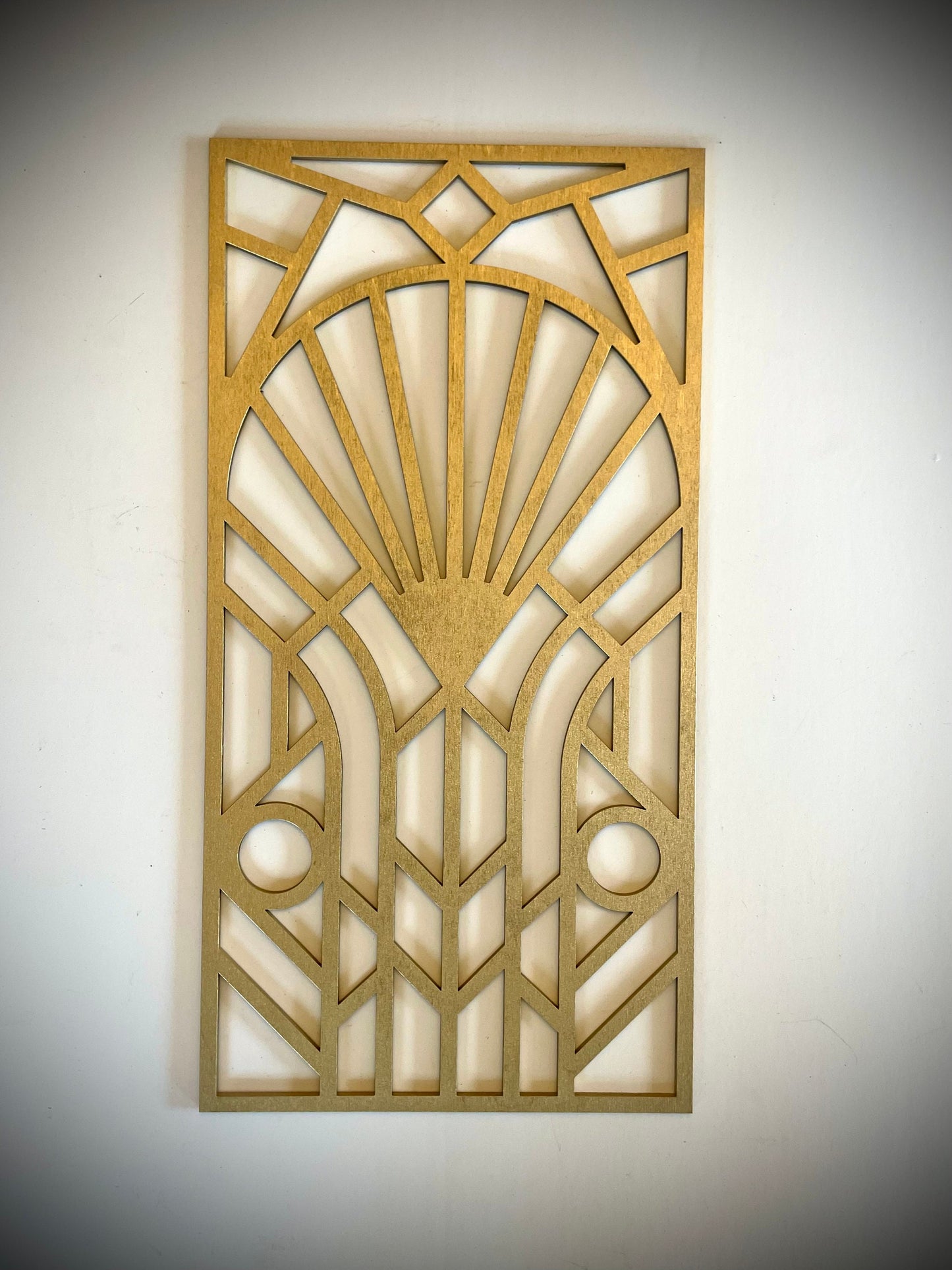 Boho Modern Art Deco Art Deco Geometry wood wall art, 2 panel in multiple sizes and finishes, decor original set x