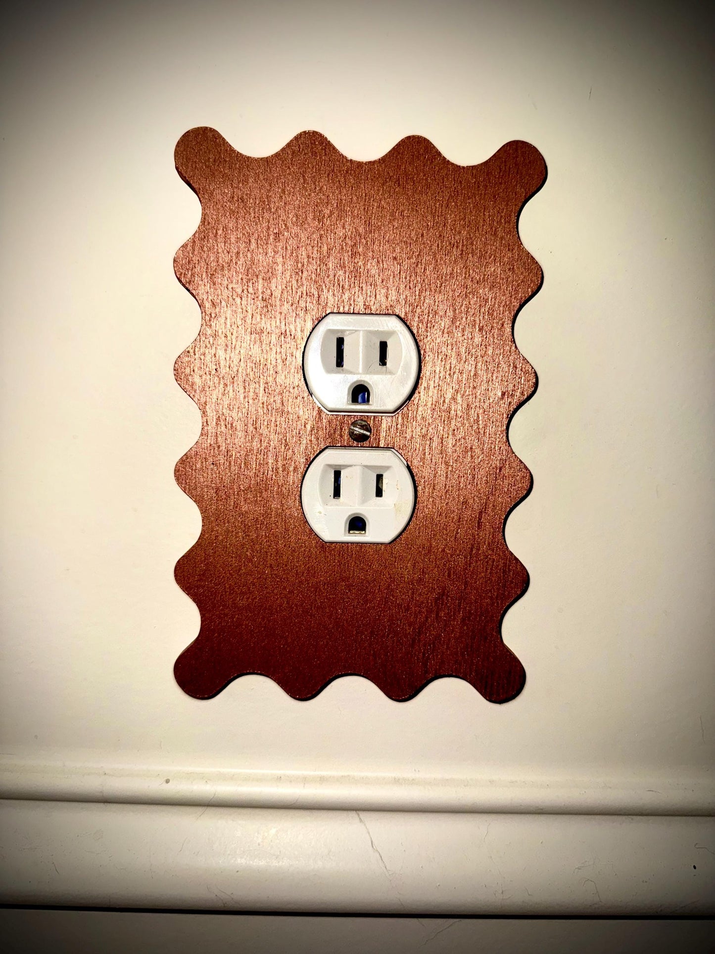 Ripple Edge Wood Light Switch & Outlet Cover | Decora | 15 Finishes