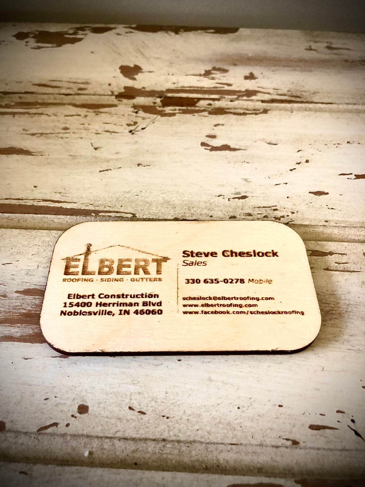 Custom Wood Business Cards | 3.5 x 2 Inch | Set of 25 | Unique Networking Gift