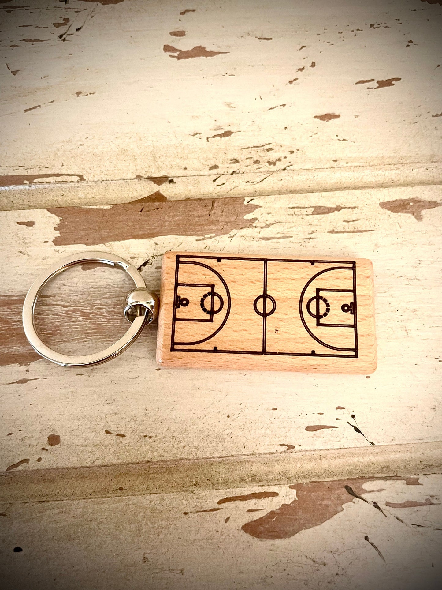 Custom School Mascot & Logo Wood Keychain | Laser Engraved | High School & College
