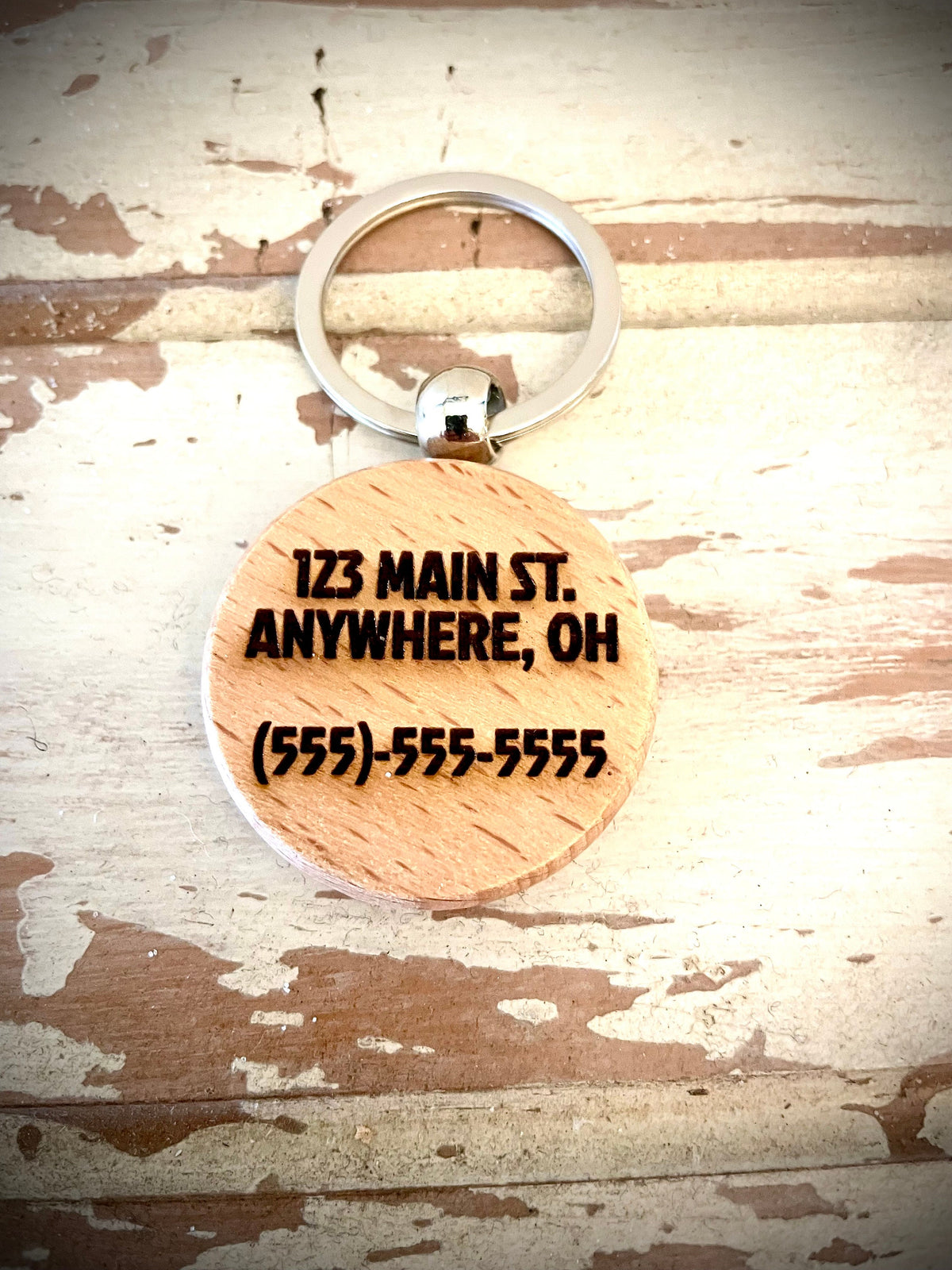 Custom Engraved Pet ID Tag | Name, Paw, Address & Phone Number | Dog & Cat Gift