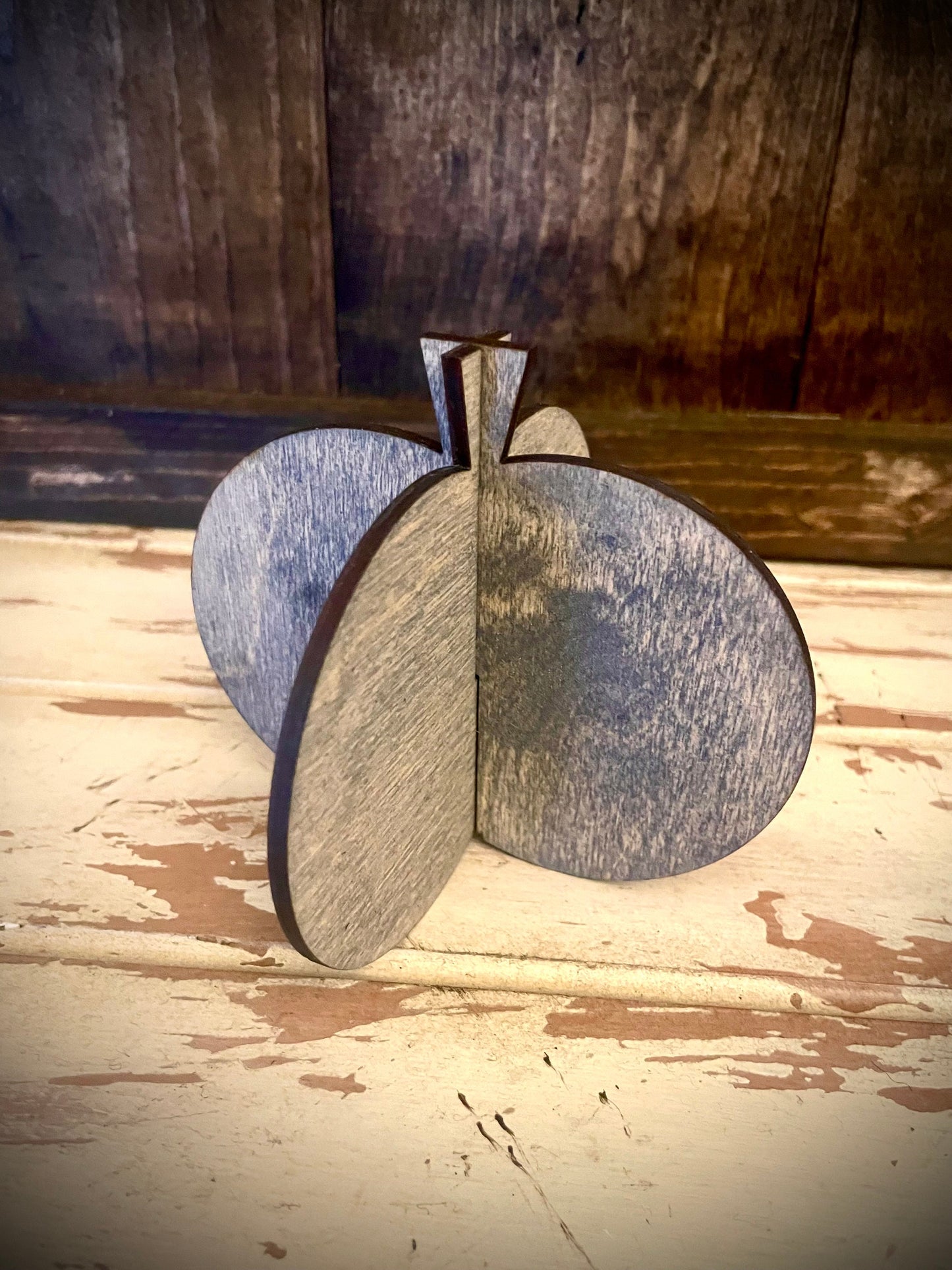 Fall Pumpkin Wood Tabletop Decor | Thanksgiving & Halloween | 7 Sizes, 12 Finishes