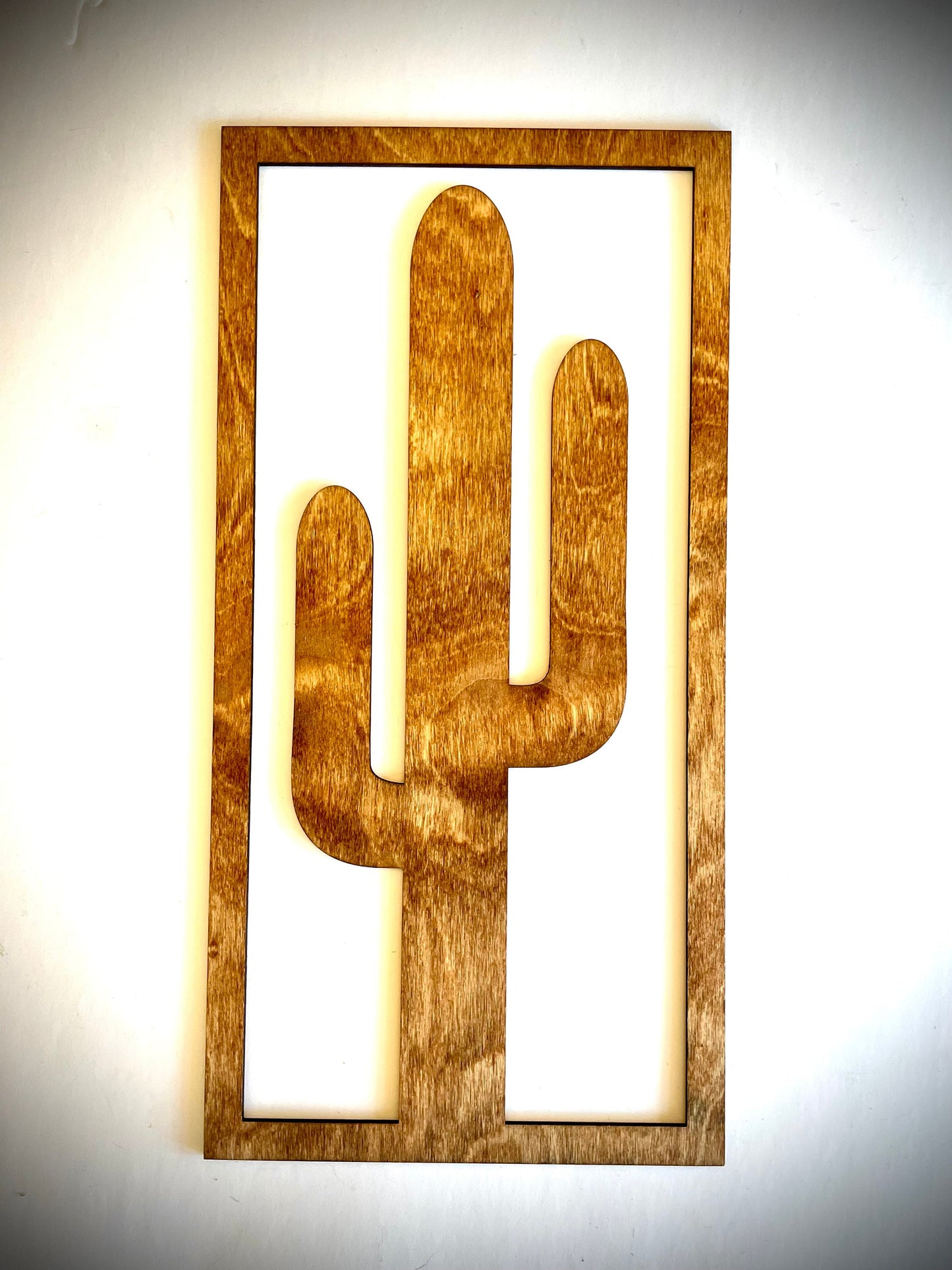 Saguaro Cactus Wood Wall Art | 3-Panel Set | Multiple Sizes & Finishes