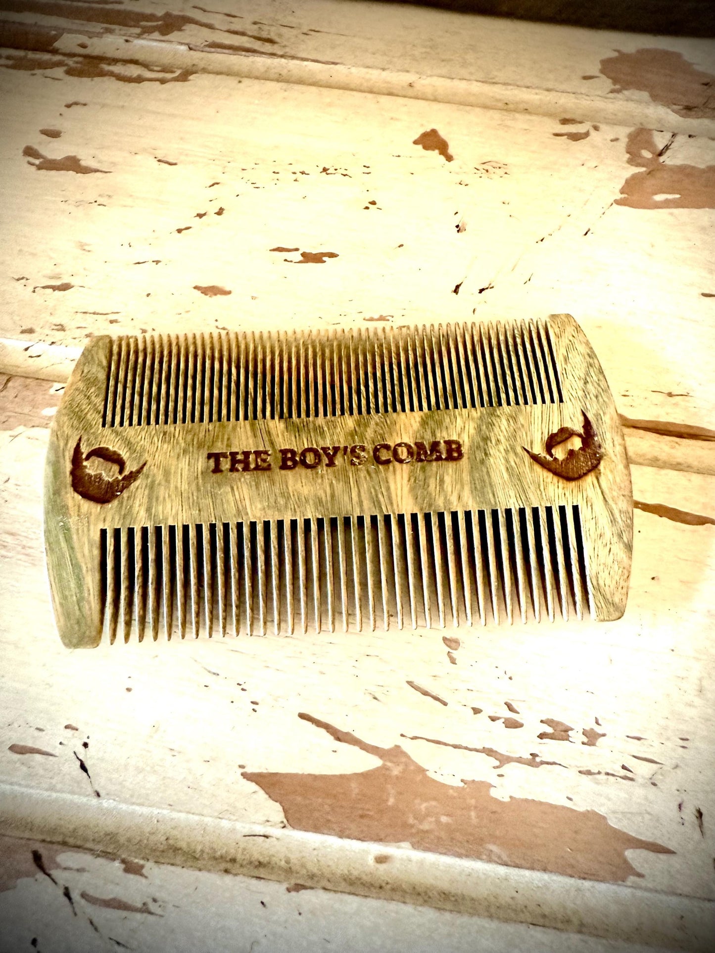 Custom Engraved Wood Beard Comb | Father's Day Gift for Dad or Husband