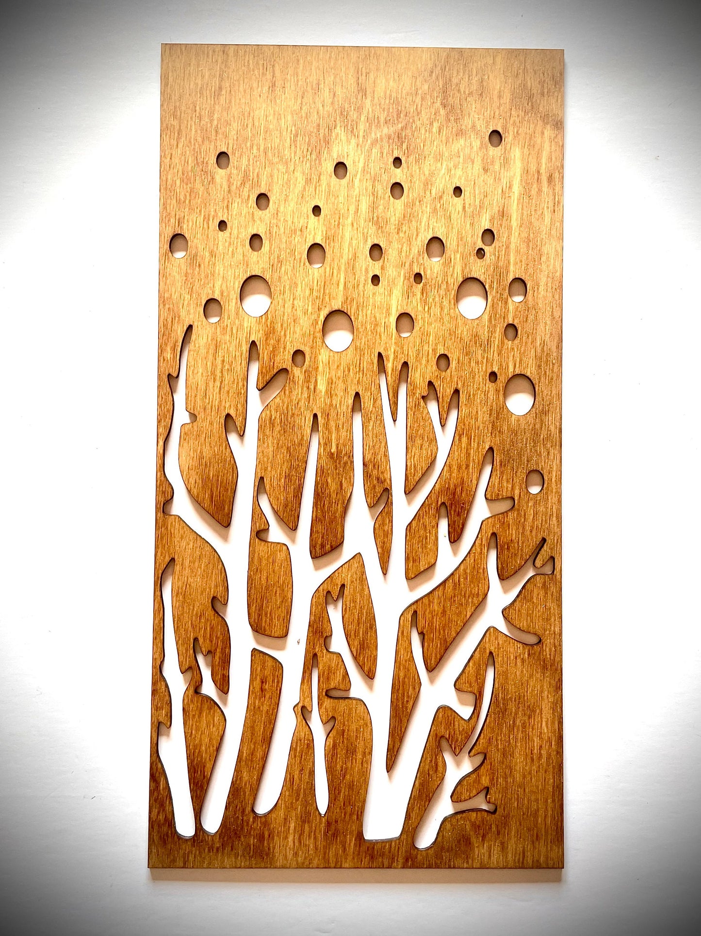 Boho Trees & Stars Wood Wall Art | 3-Panel Set | Multiple Sizes & Finishes
