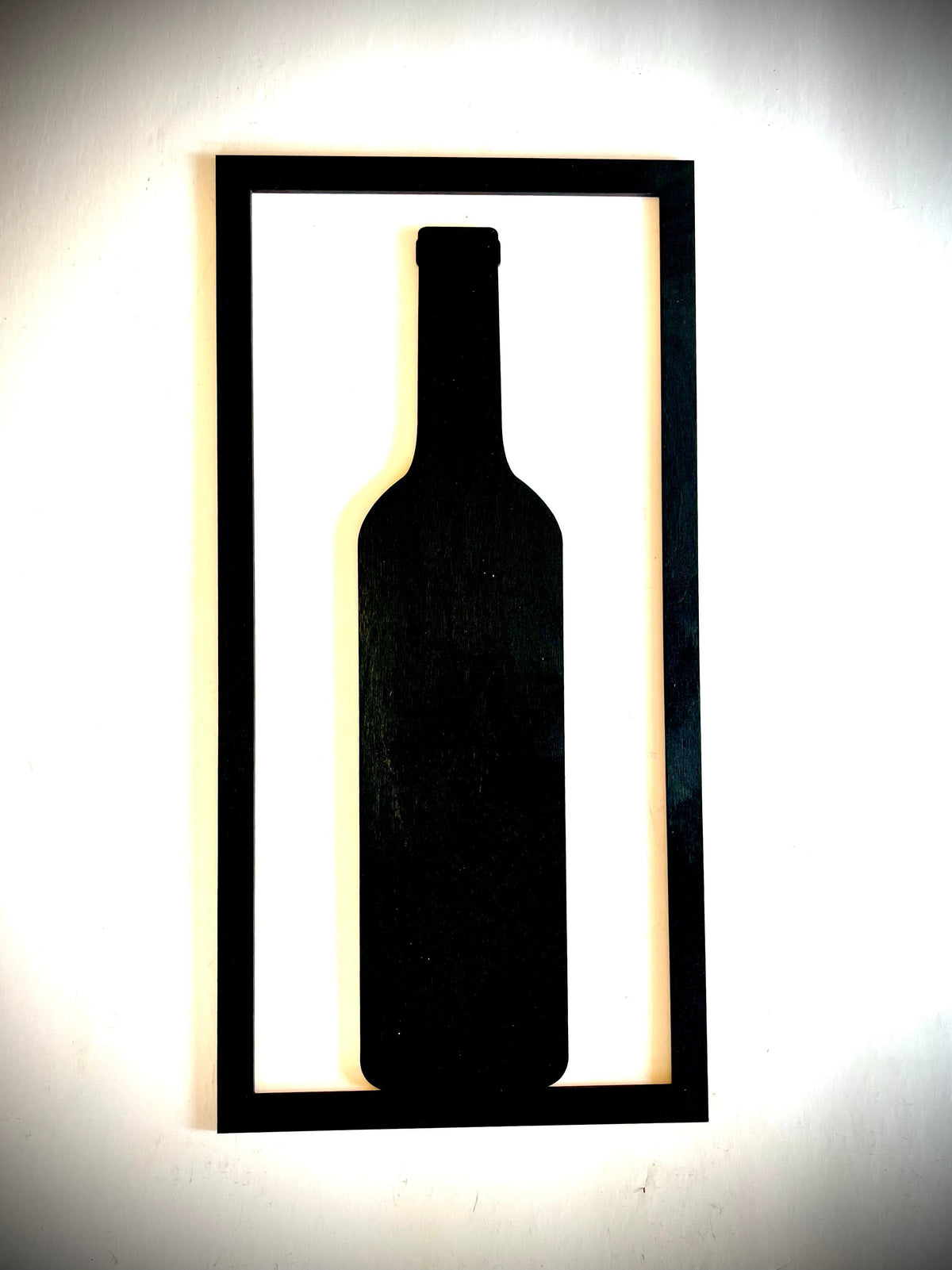 Wine Bottle, Opener & Glass Wood Wall Art | 3-Panel Set | Multiple Sizes & Finishes | Bar Decor