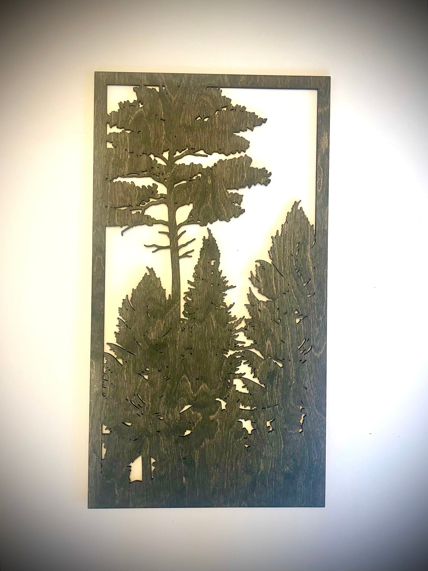Mixed Tree Forest Wood Wall Art | 3-Panel Set | Multiple Finishes