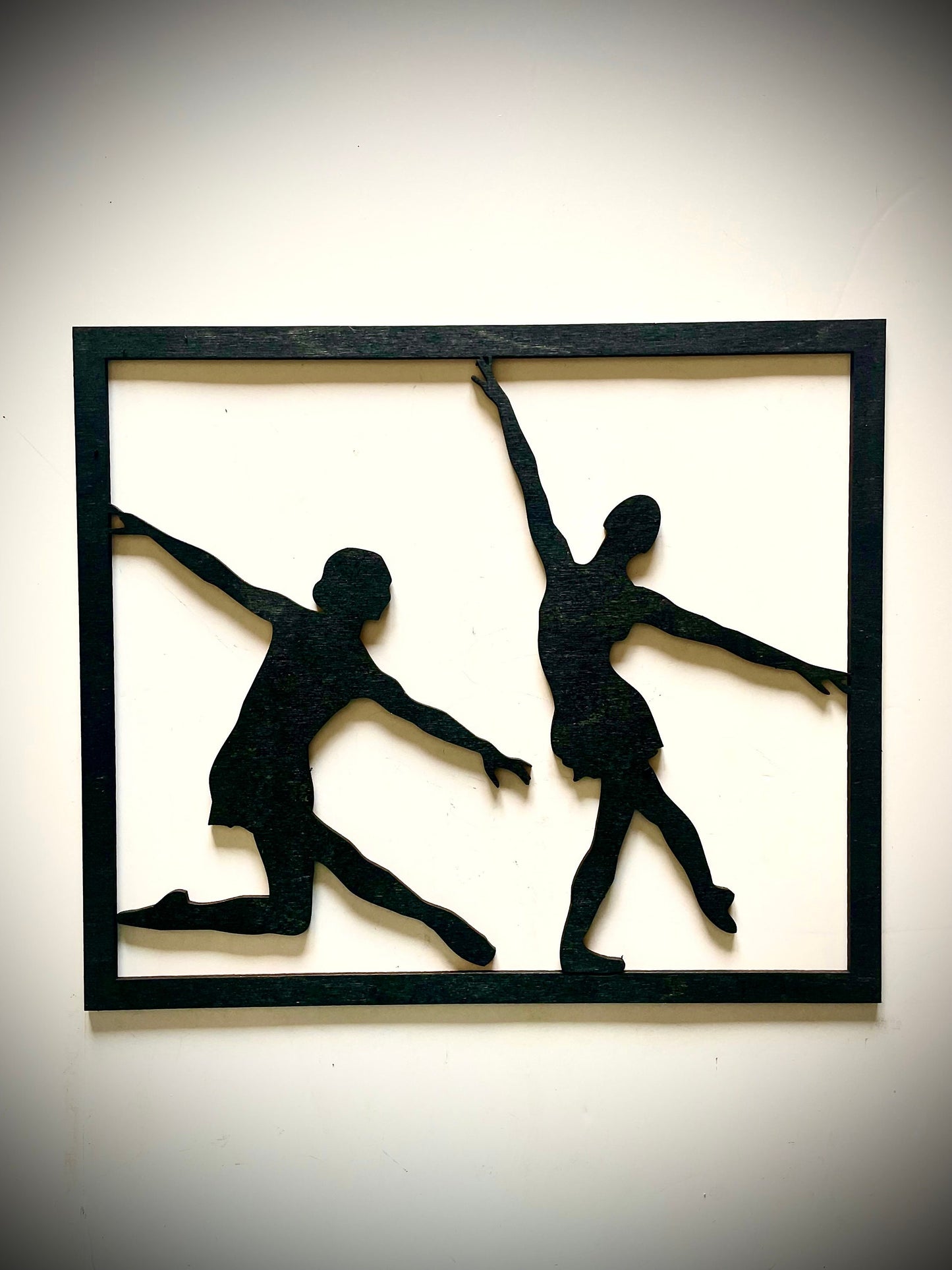 Ballerina Wood Wall Art | 4-Panel Set | 12 Finishes