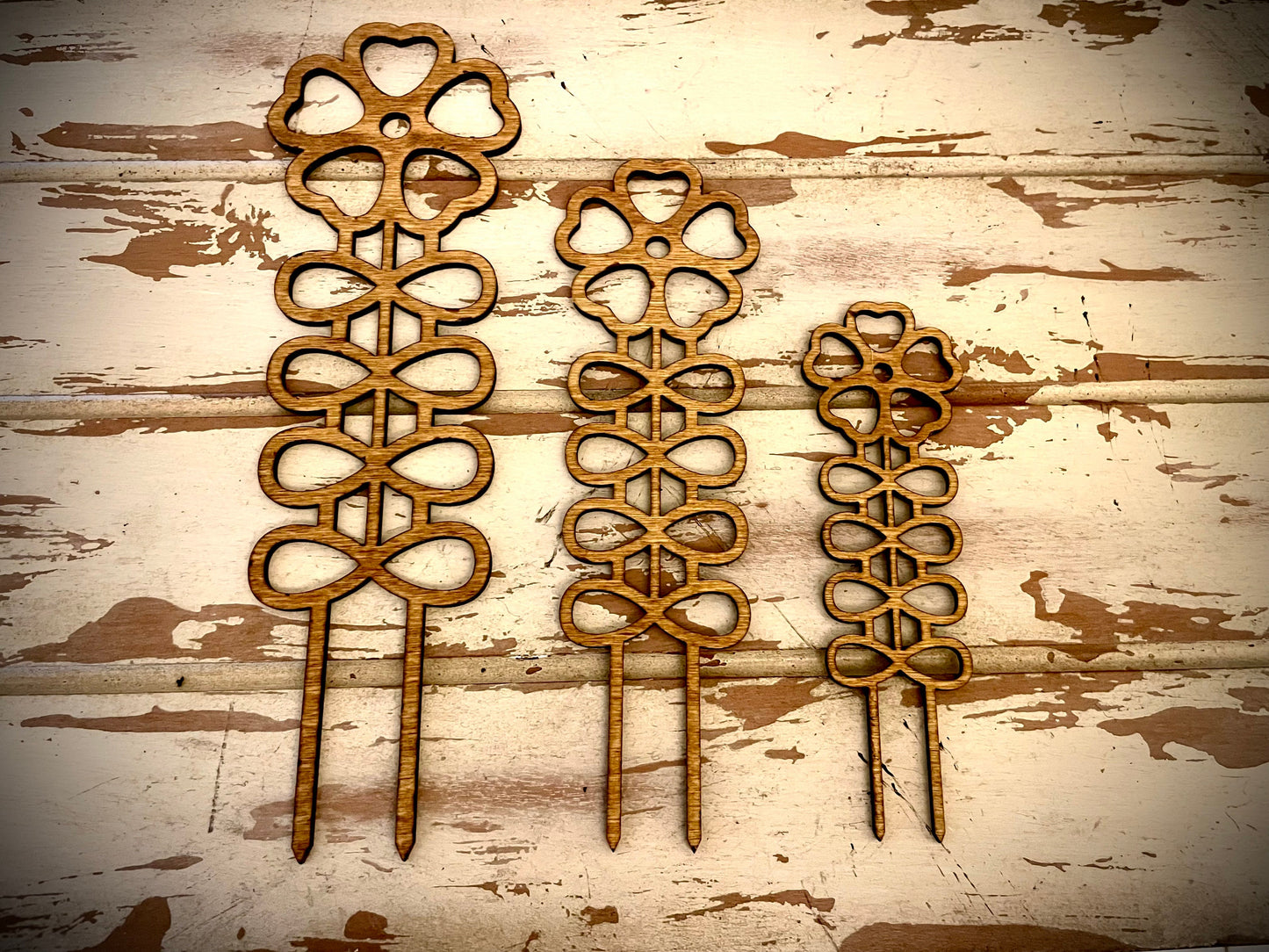 Boho Indoor Plant Trellis | Flower | Multiple Sizes & Finishes | Style A