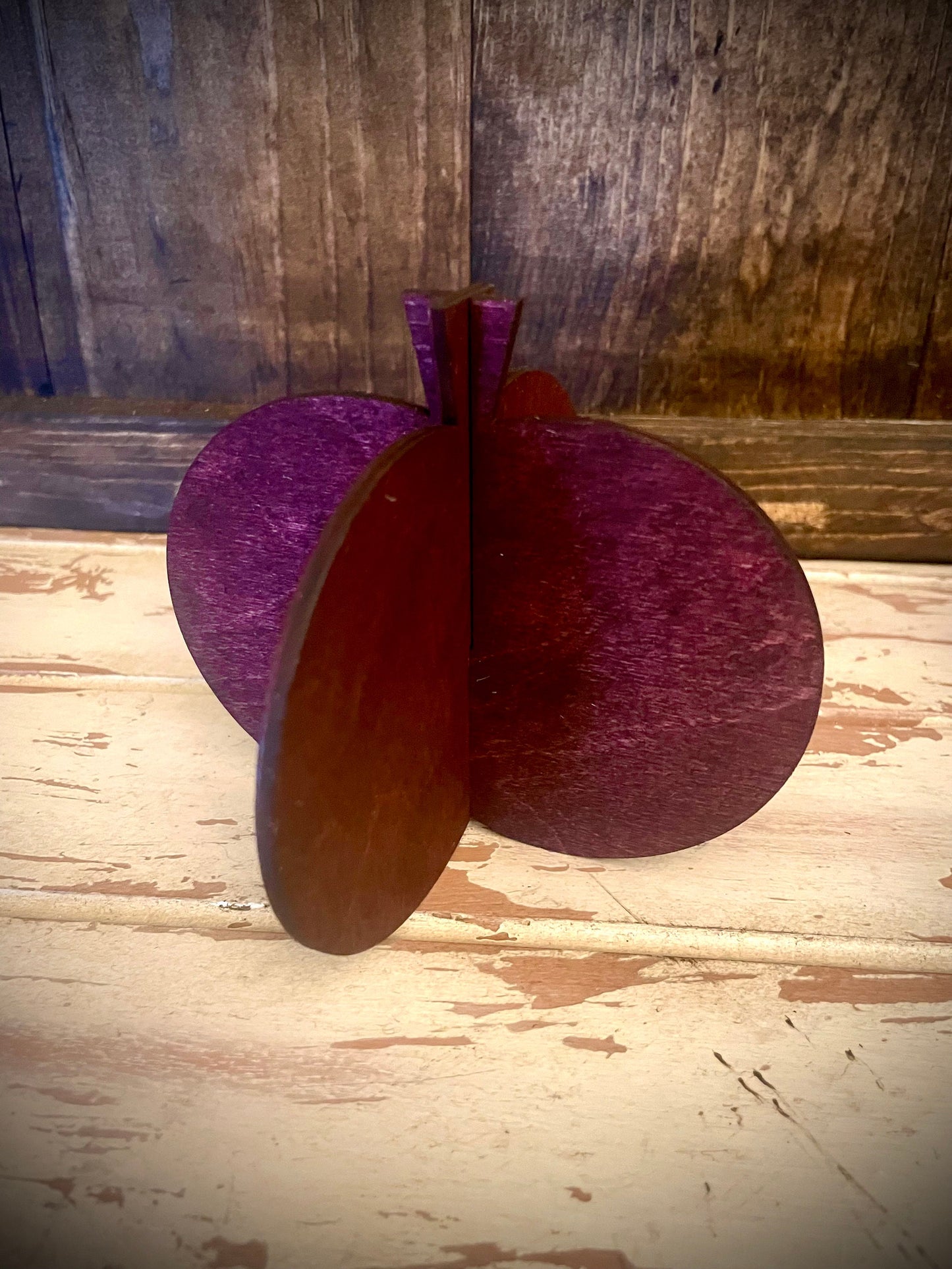Fall Pumpkin Wood Tabletop Decor | Thanksgiving & Halloween | 7 Sizes, 12 Finishes