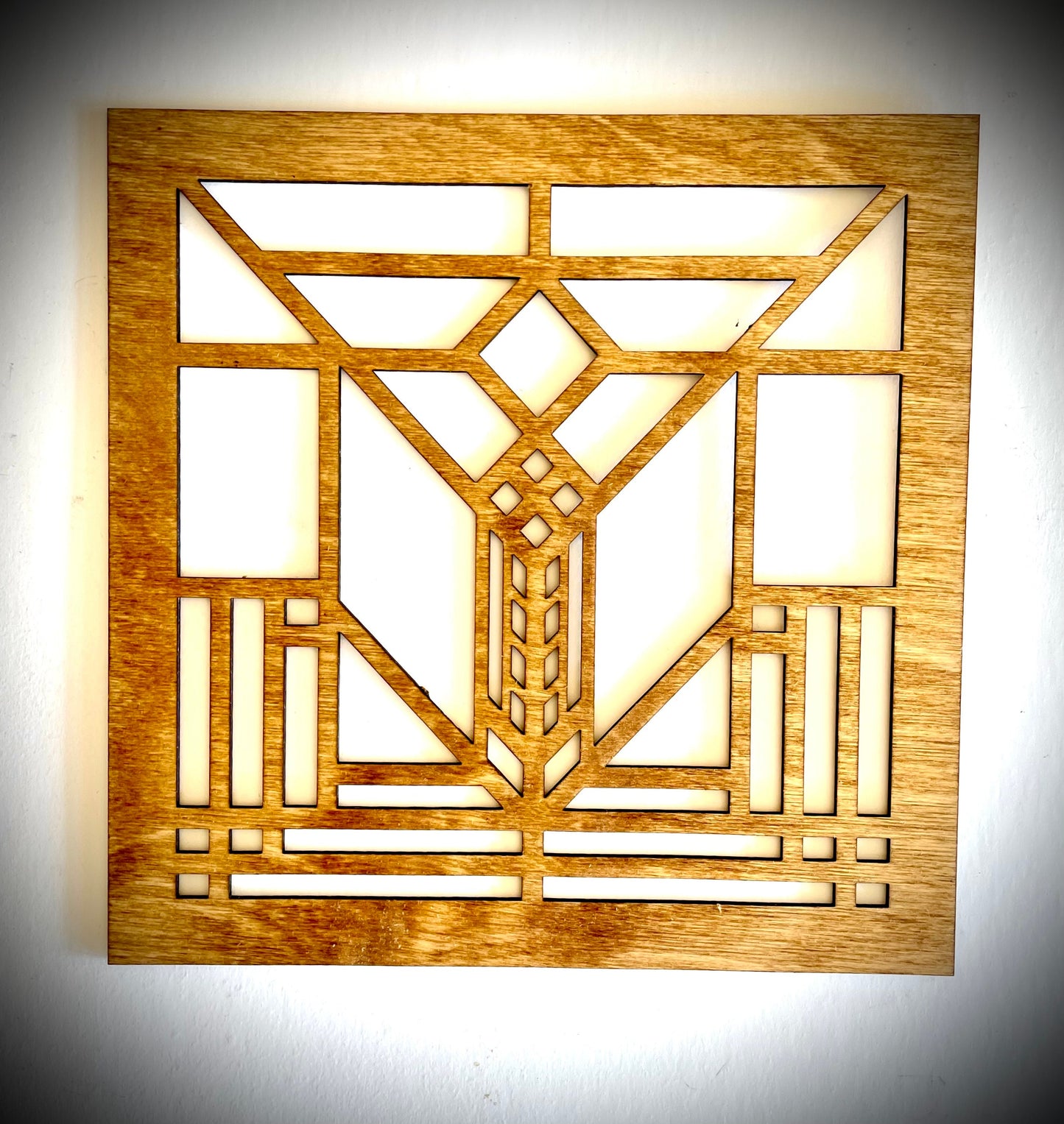 Boho Modern Art Deco Art Deco Geometry wood wall art, 4 panel in multiple sizes and finishes, decor wall art original F