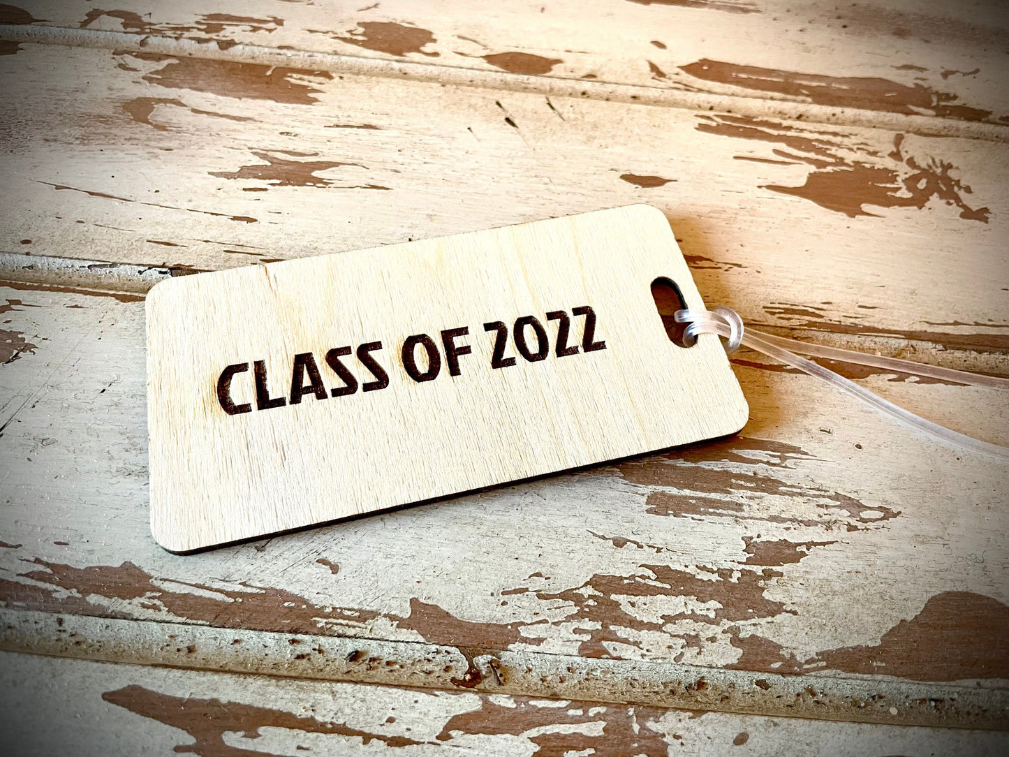 Hockey Rink Wood Bag Tag | Personalized Luggage Tag | Custom Hockey Gift