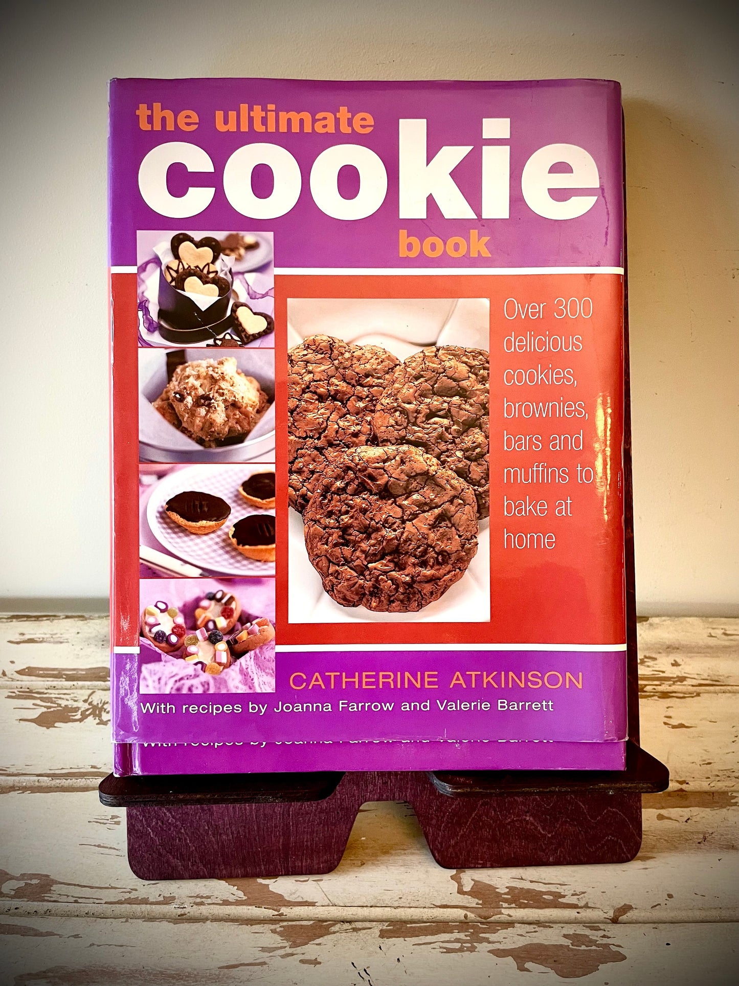 Wood Book & Cookbook Stand | Tablet & iPad Stand | 2 Sizes, 12 Finishes