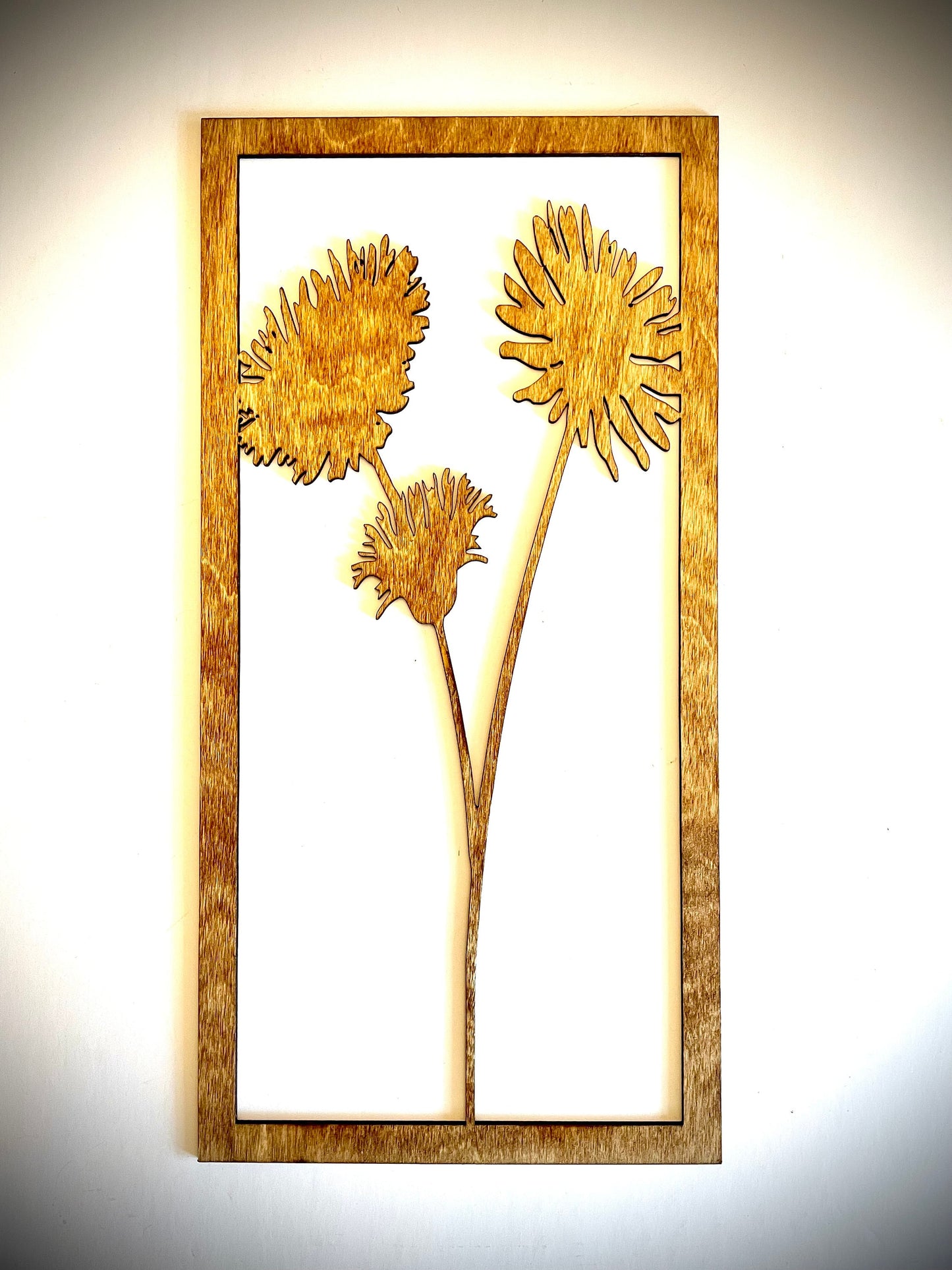 Boho Wildflower Wood Wall Art | 3-Panel Set | Multiple Sizes & Finishes