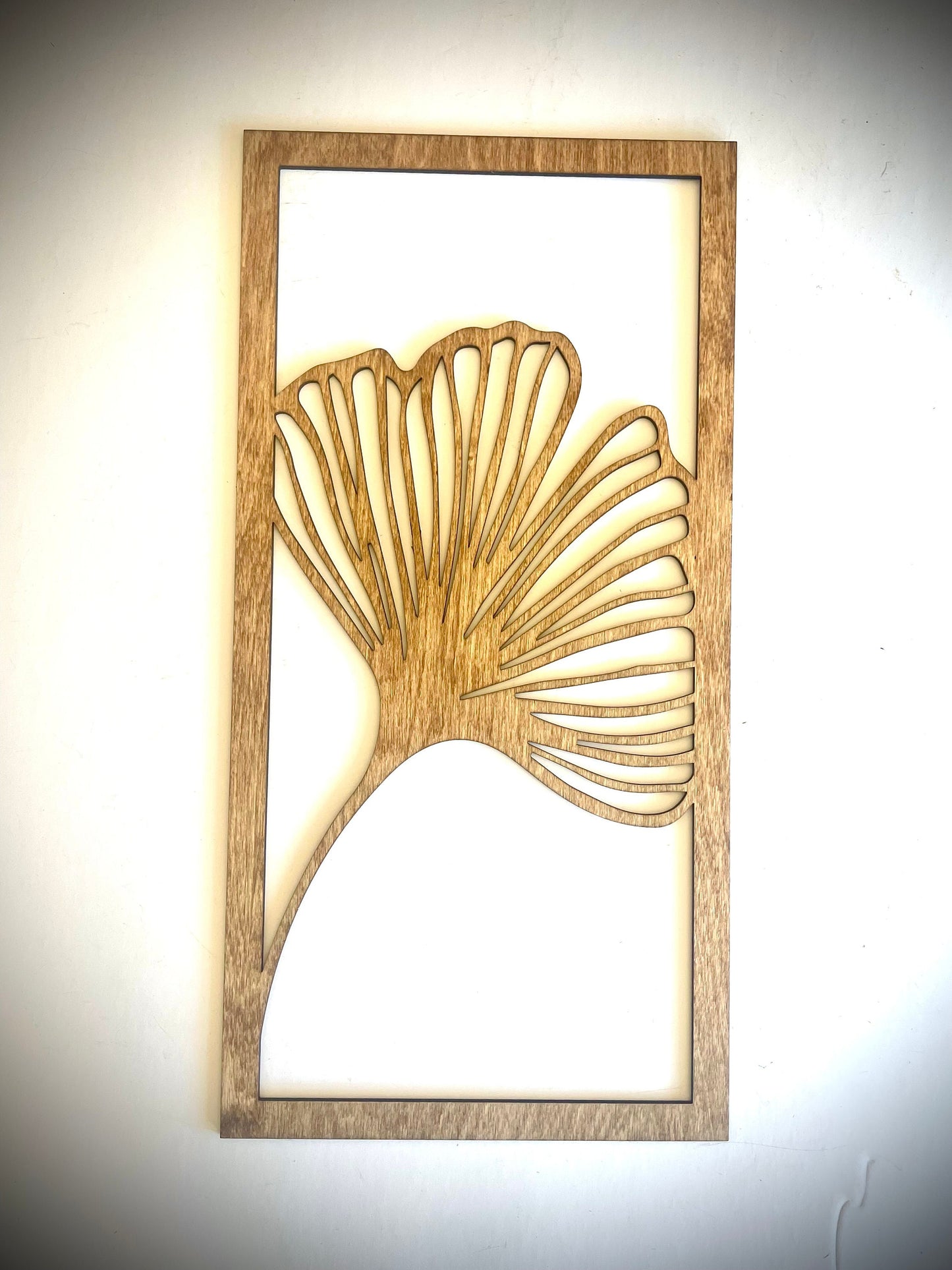 Ginkgo Leaf Wood Wall Art | 3-Panel Set | Multiple Sizes & Finishes