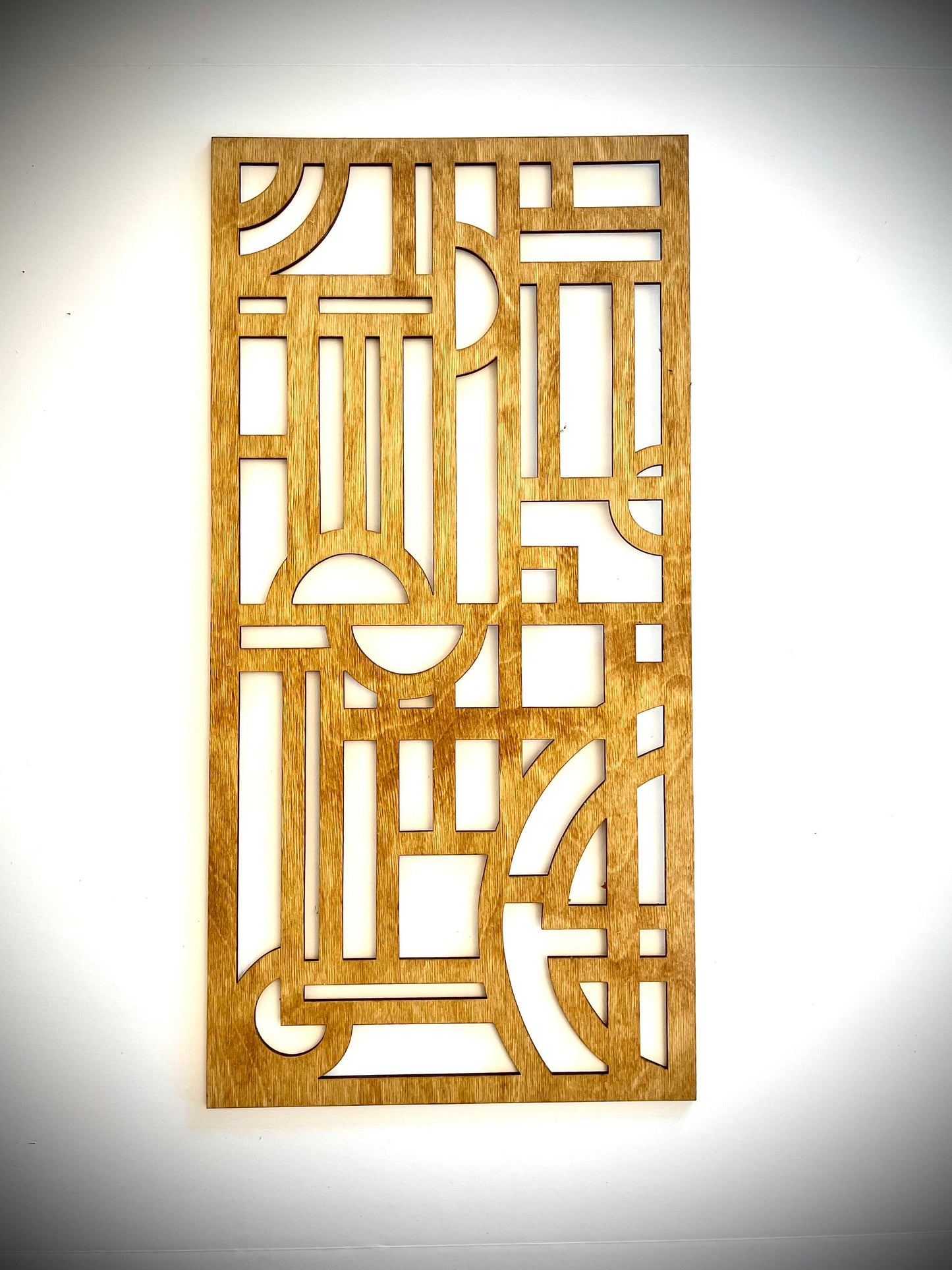 Art Deco Geometry 2-Panel Wood Wall Art - Style B