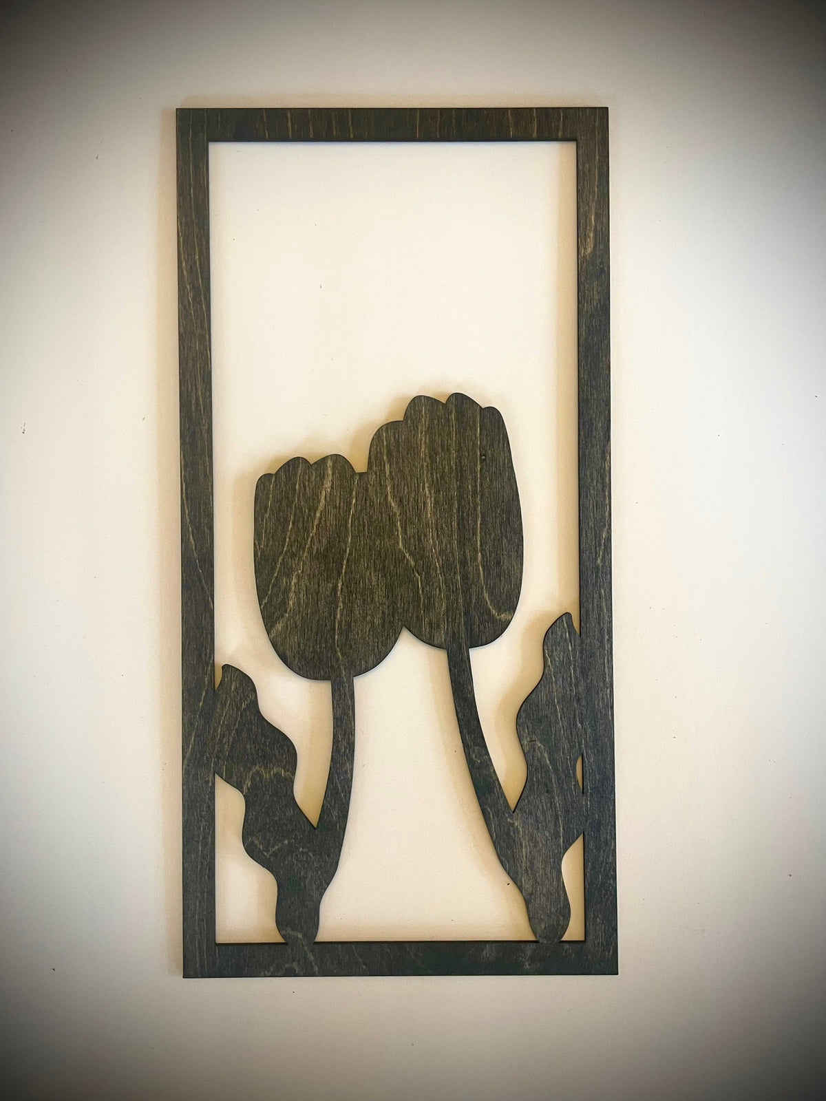 Boho Modern Tulip Mandala Wood Wall Art 3-Panel Set - alternate view