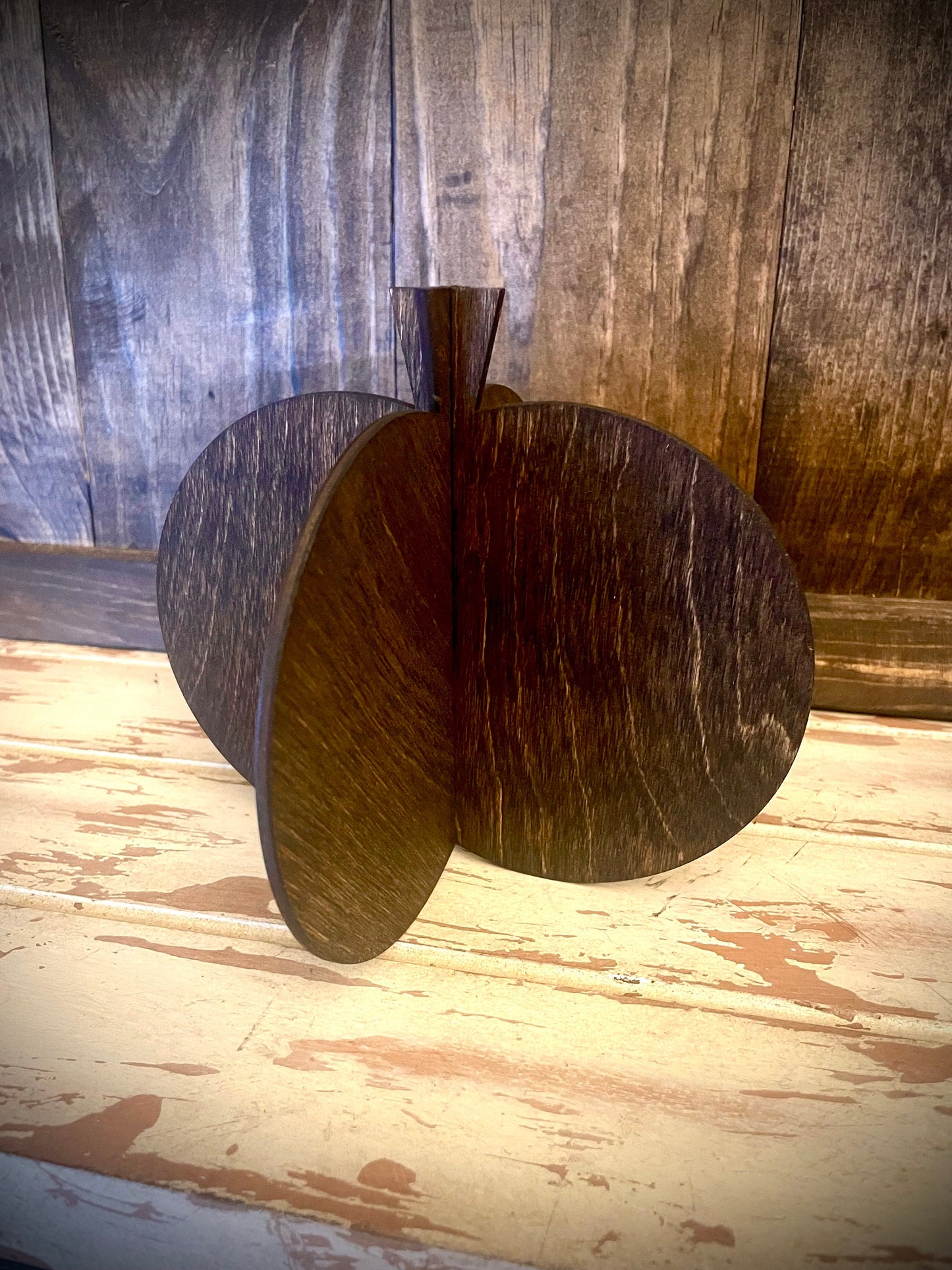 Fall Pumpkin Wood Tabletop Decor | Thanksgiving & Halloween | 7 Sizes, 12 Finishes