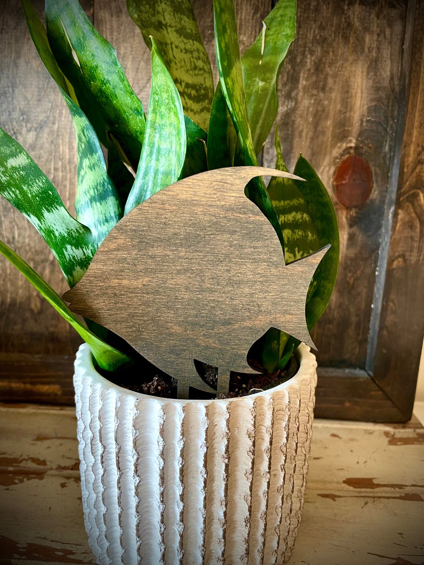 Boho Indoor Plant Trellis | Tropical Fish | Multiple Sizes & Finishes