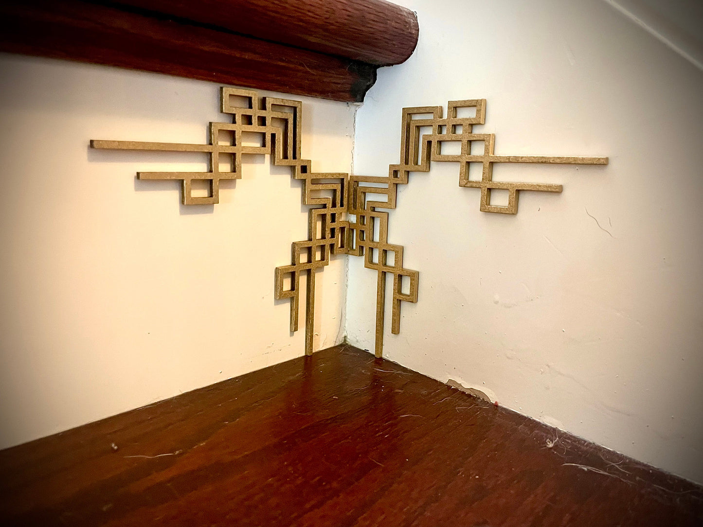 Art Deco art deco staircase accents | embellishments (set of 4)  Art Deco style N