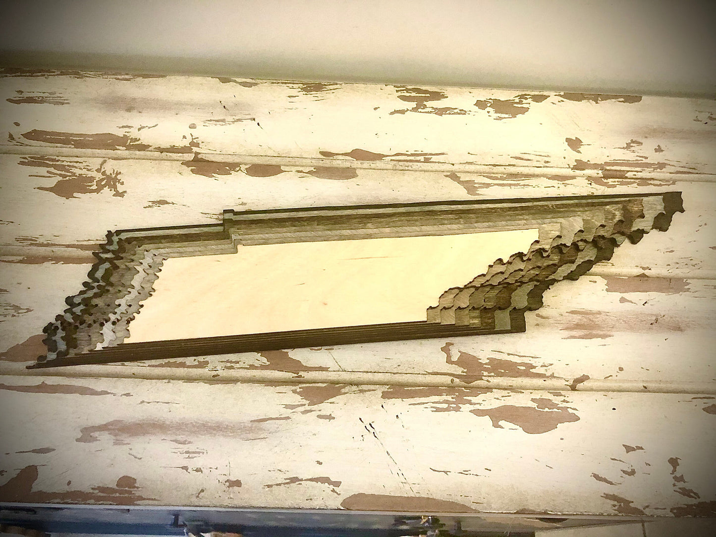 Tennessee Stacked State 3D Wood Table & Wall Art | Multi-Color