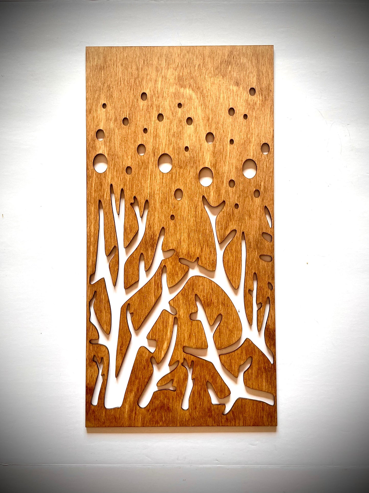 Boho Trees & Stars Wood Wall Art | 3-Panel Set | Multiple Sizes & Finishes