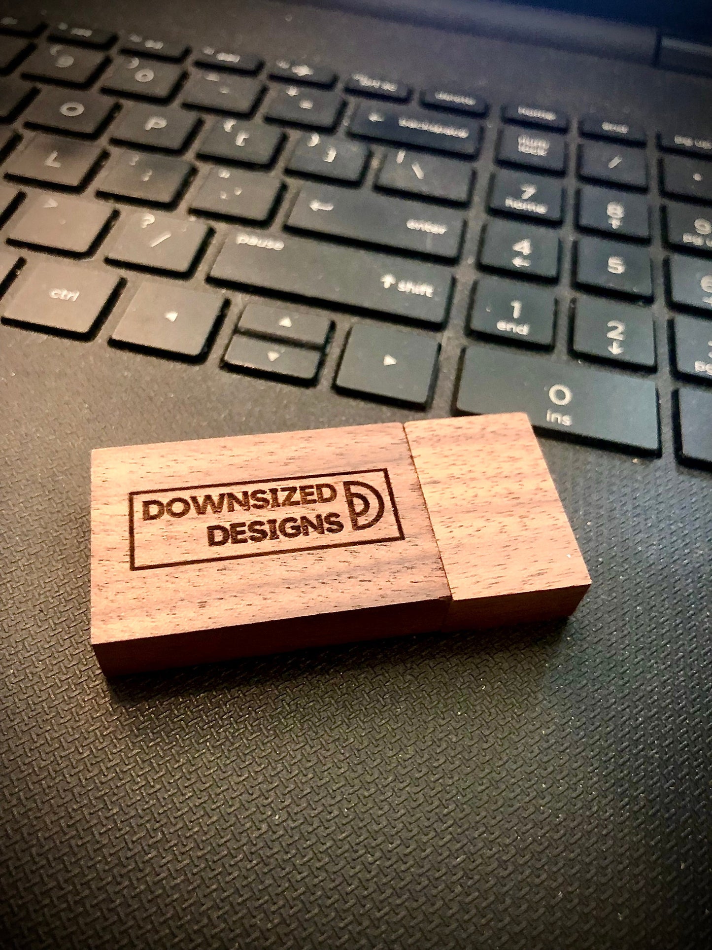 Custom Engraved Wood Thumb Drive | 4GB USB Flash Drive | Personalized Tech Gift