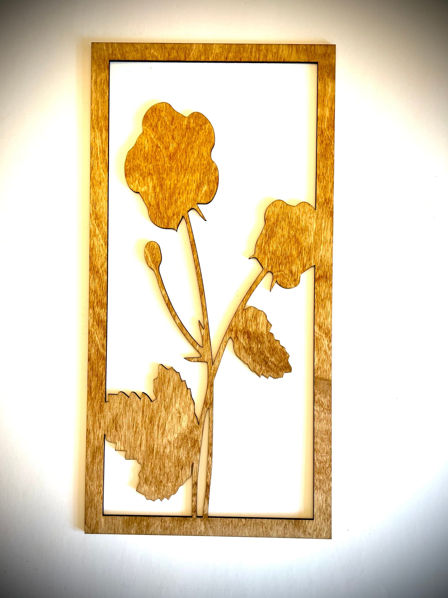 Boho Wildflower Wood Wall Art | 3-Panel Set | Multiple Sizes & Finishes