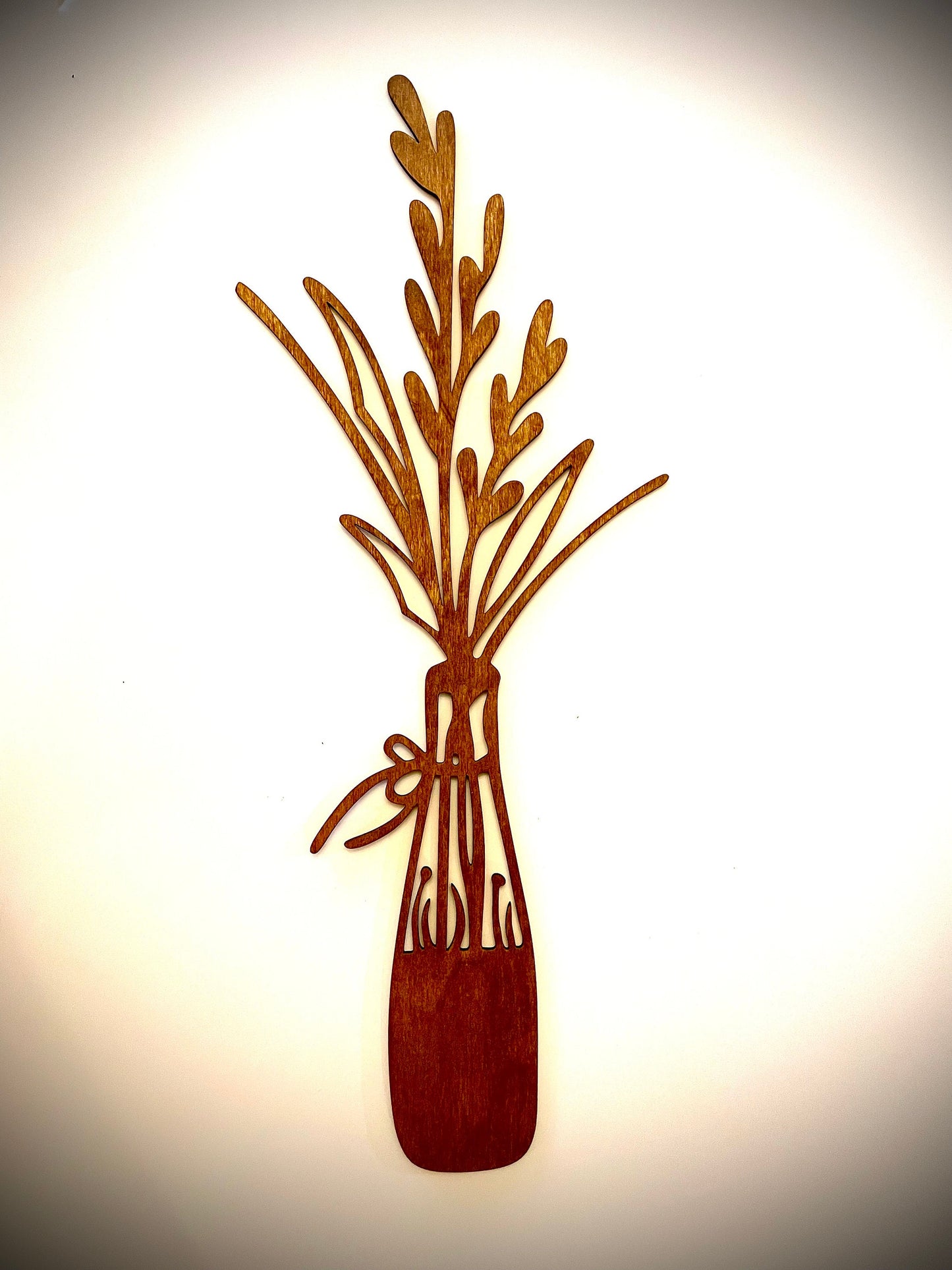 Boho Flower Vase Wood Wall Art | 3-Panel Set | Multiple Colors
