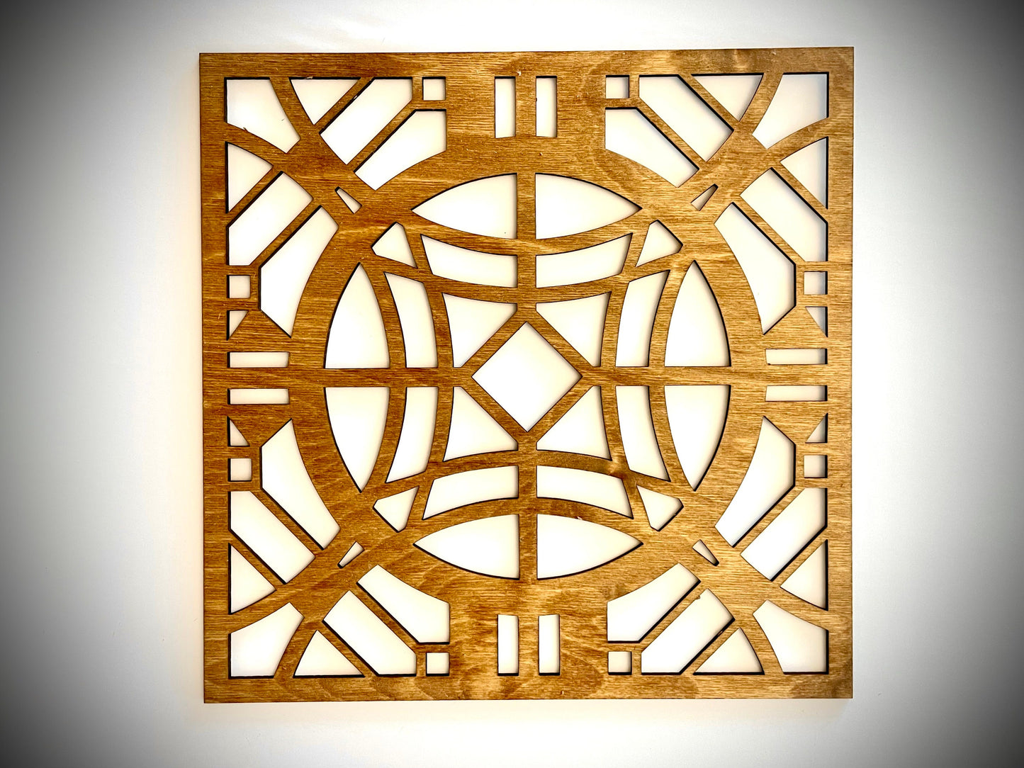 Boho Modern Art Deco Art Deco Geometry wood wall art, 3 panel in multiple sizes and finishes, decor wall art original -C