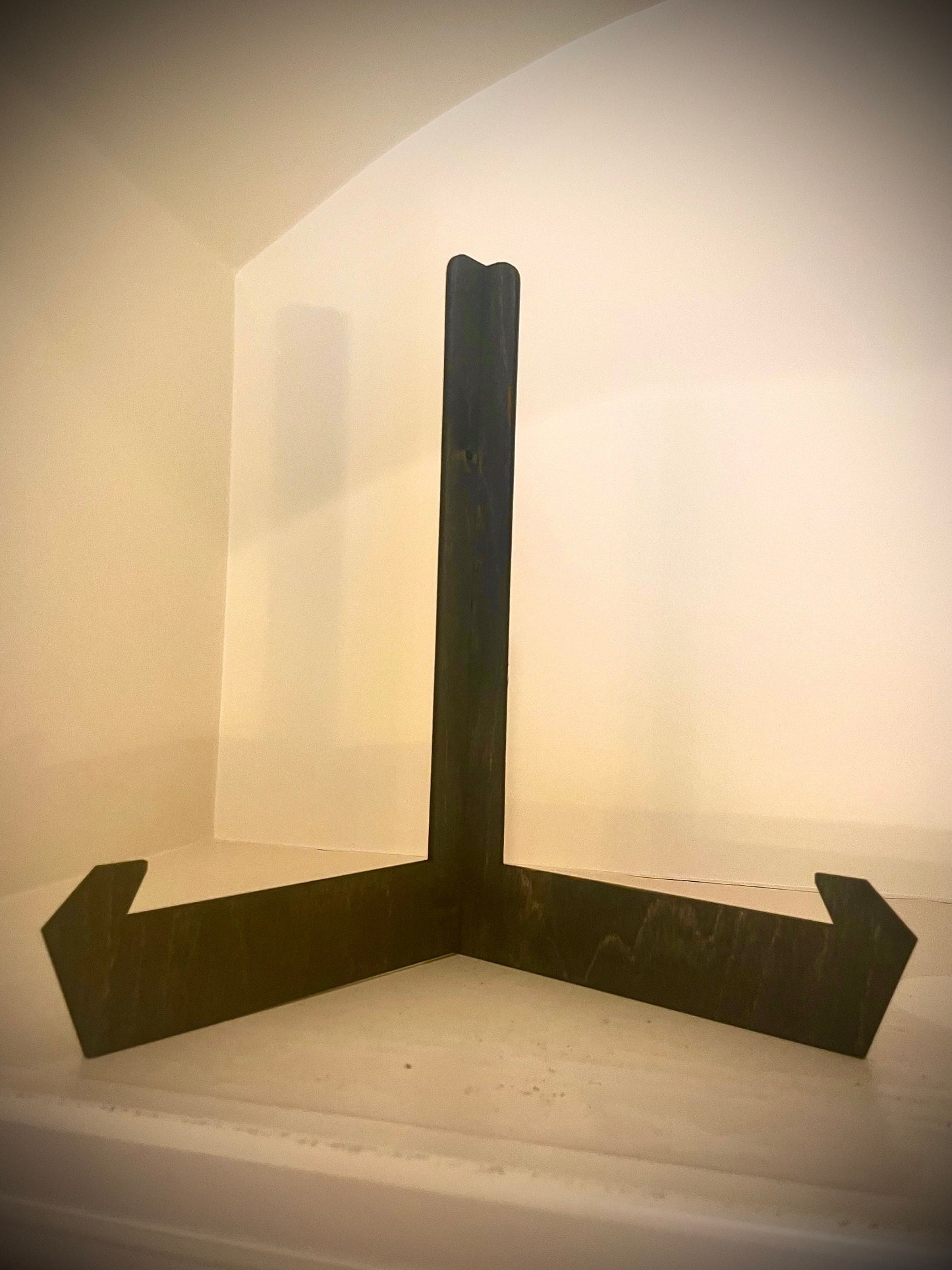 Wide Stance Wood Display Easel | Art, Photo & Plate Stand | 5 Sizes, 12 Finishes