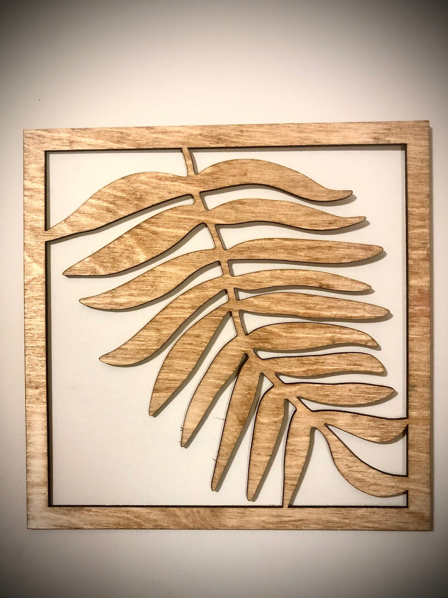 Tropical Leaf Wood Wall Art | 3-Panel Set | Multiple Sizes & Finishes