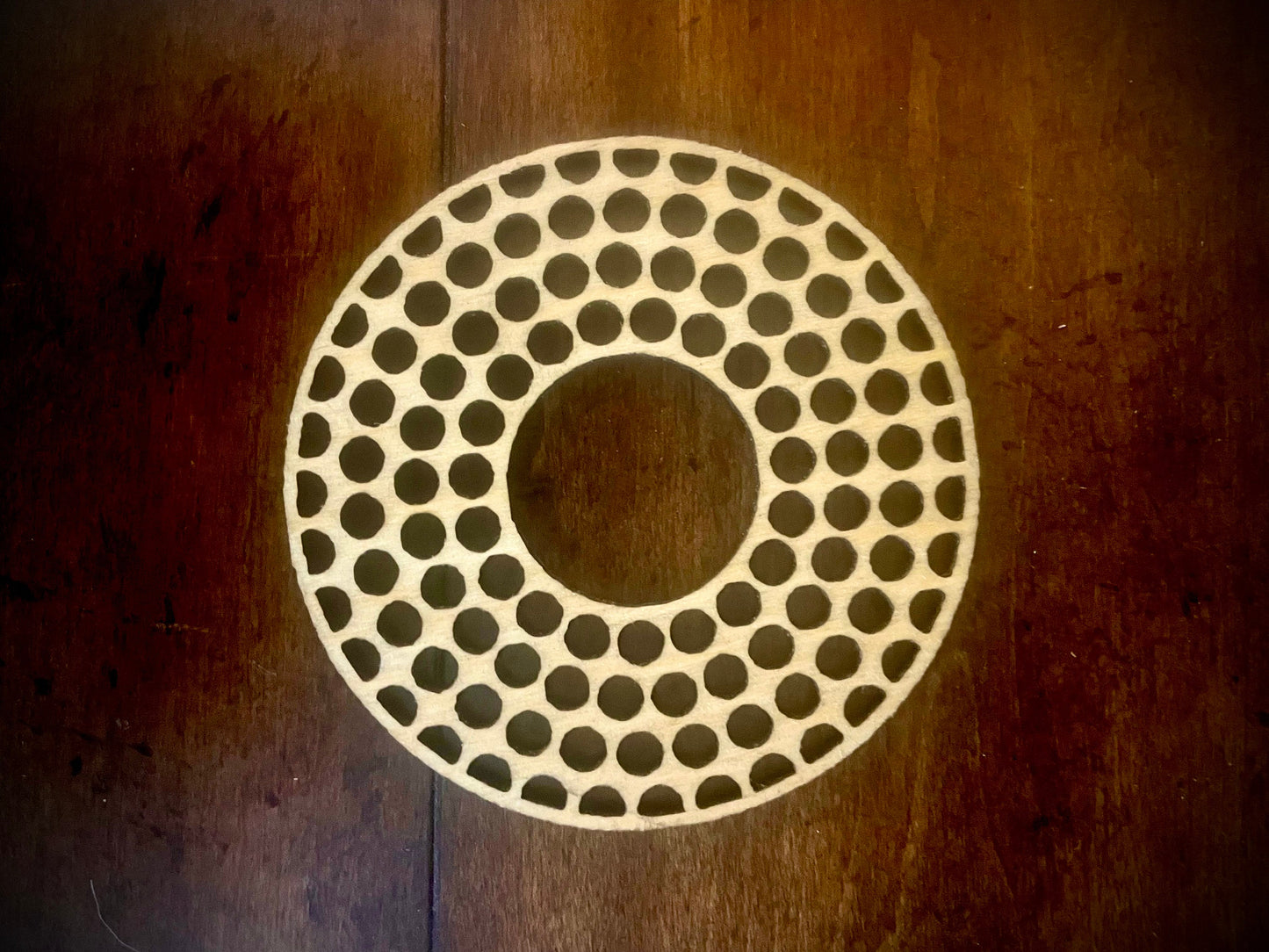 Boho Modern Round Wood Drawer Knob & Pull Accent | Set of 4 | 15 Finishes | Set D