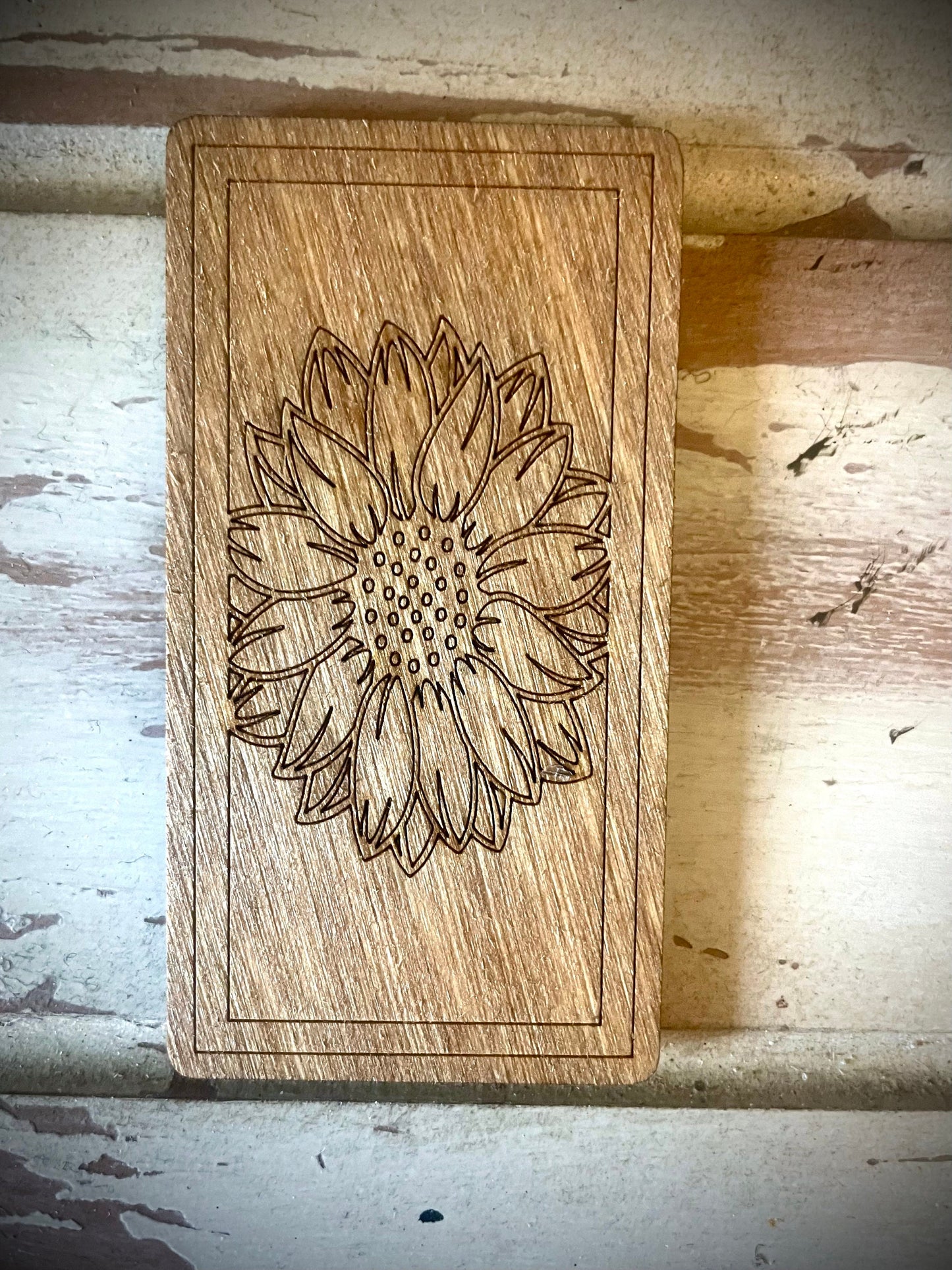 Sunflower Mandala Wood Magnet Set | 3-Panel Set | 12 Finishes