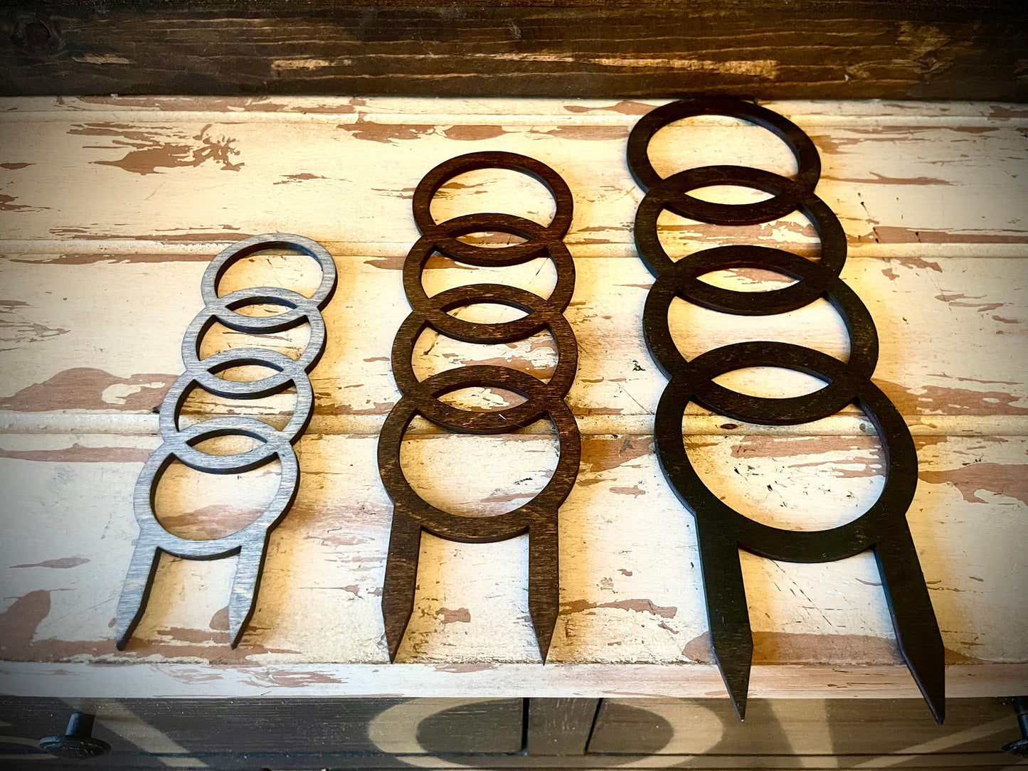 Boho Indoor Plant Trellis | Large Circle Shapes | Multiple Sizes & Finishes
