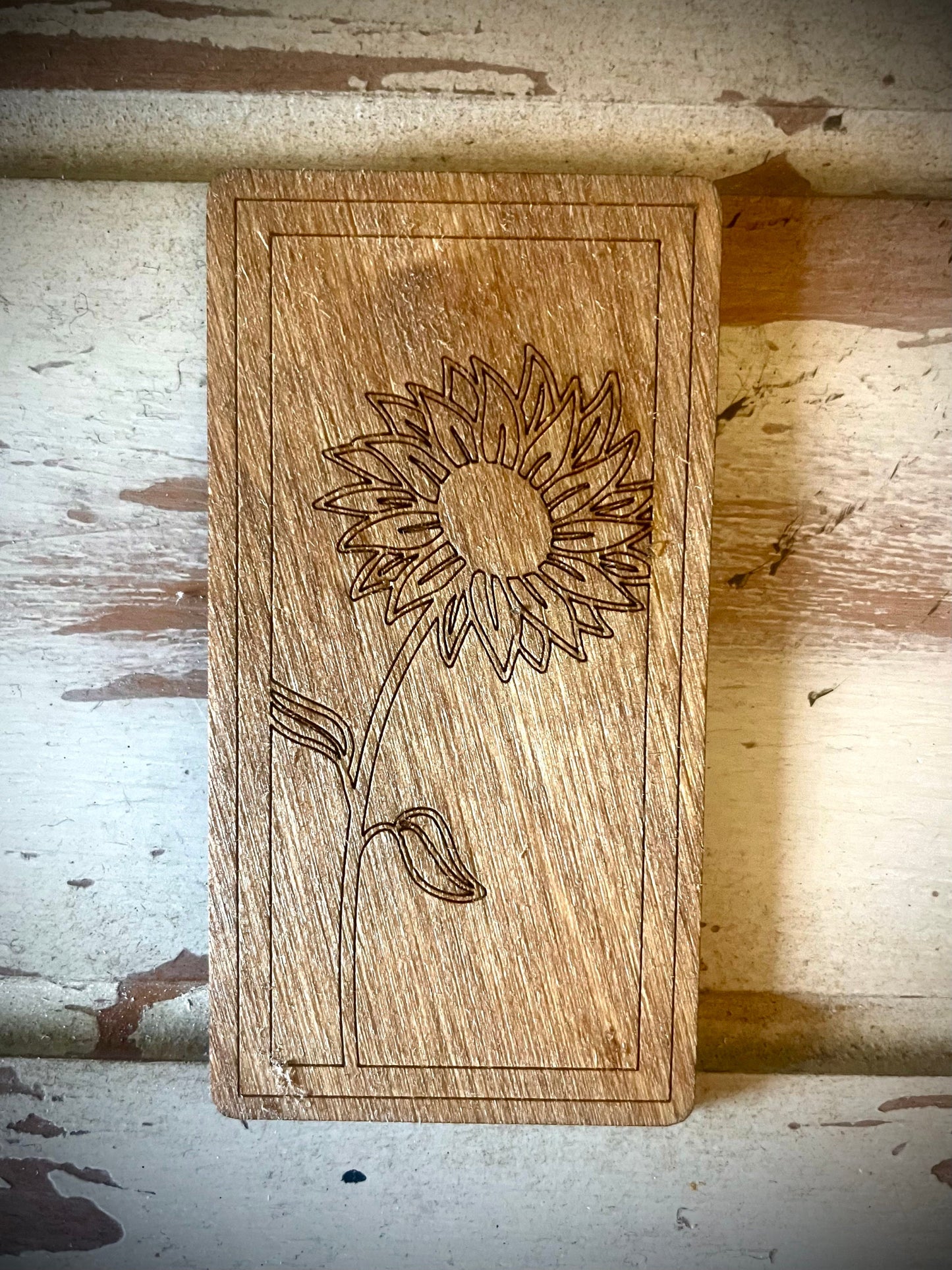Sunflower Mandala Wood Magnet Set | 3-Panel Set | 12 Finishes