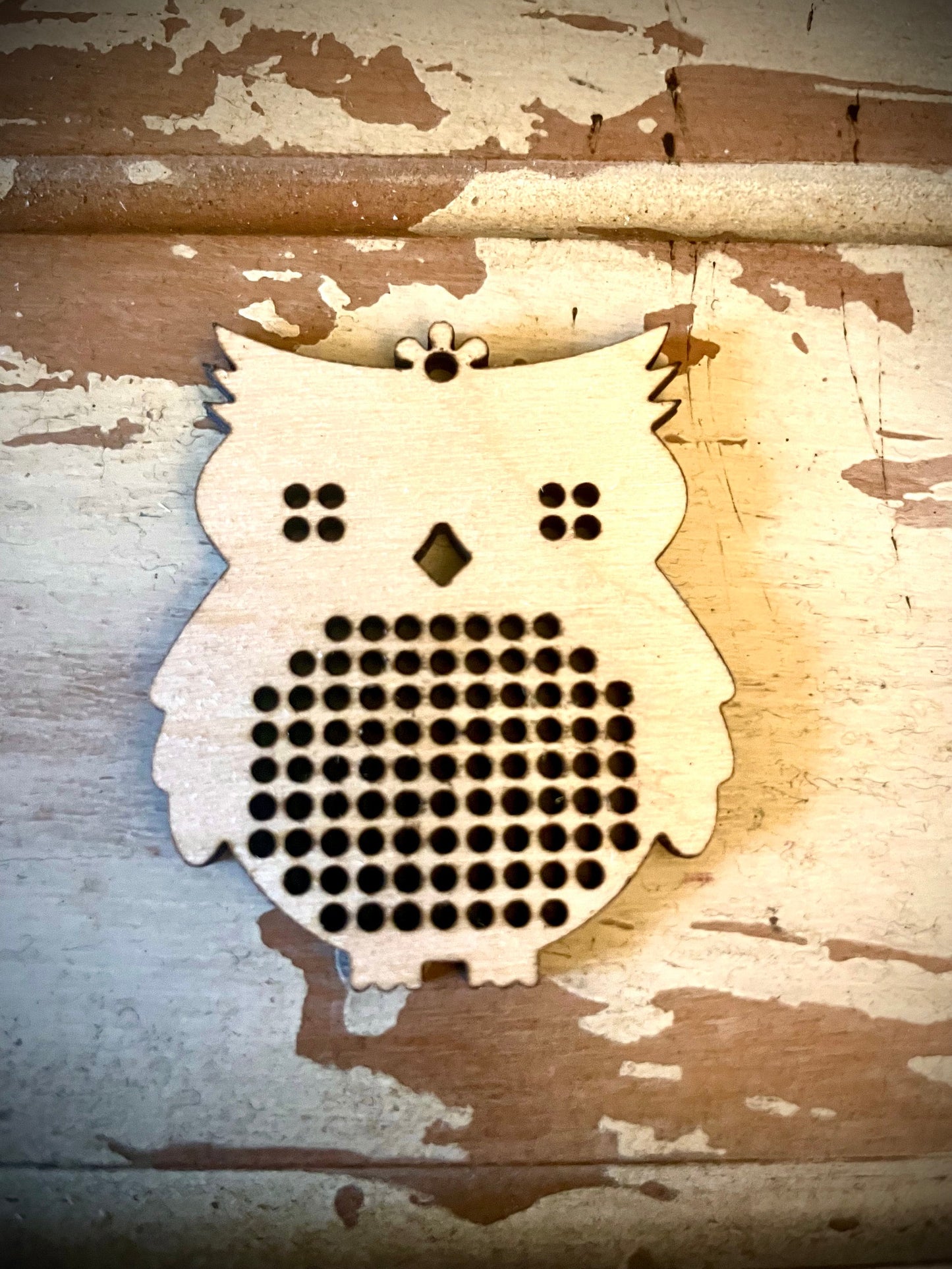 Cross Stitch Mini Owl Wood Blanks | Assorted Quantities