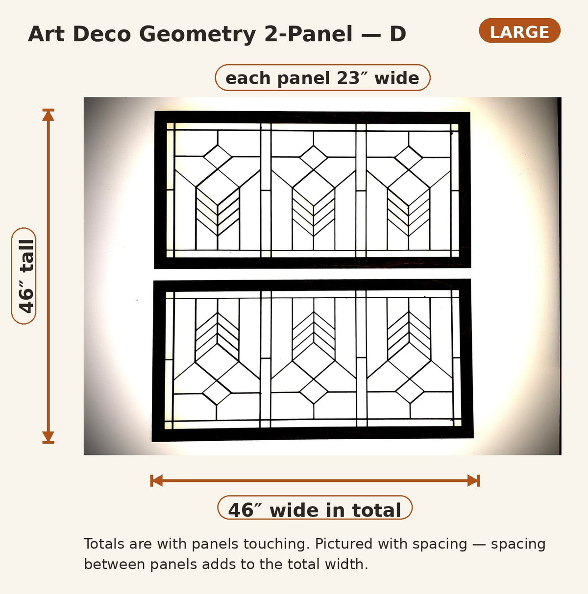 Boho Modern Art Deco Art Deco Geometry wood wall art, 2 panel in multiple sizes and finishes, decor wall art original D