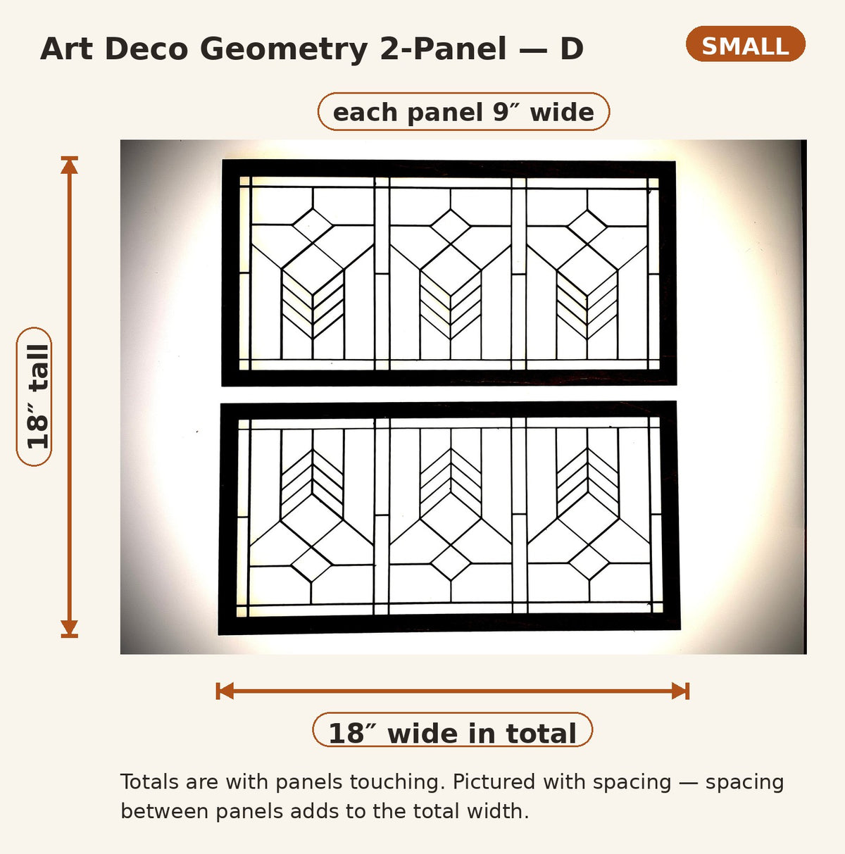 Boho Modern Art Deco Art Deco Geometry wood wall art, 2 panel in multiple sizes and finishes, decor wall art original D