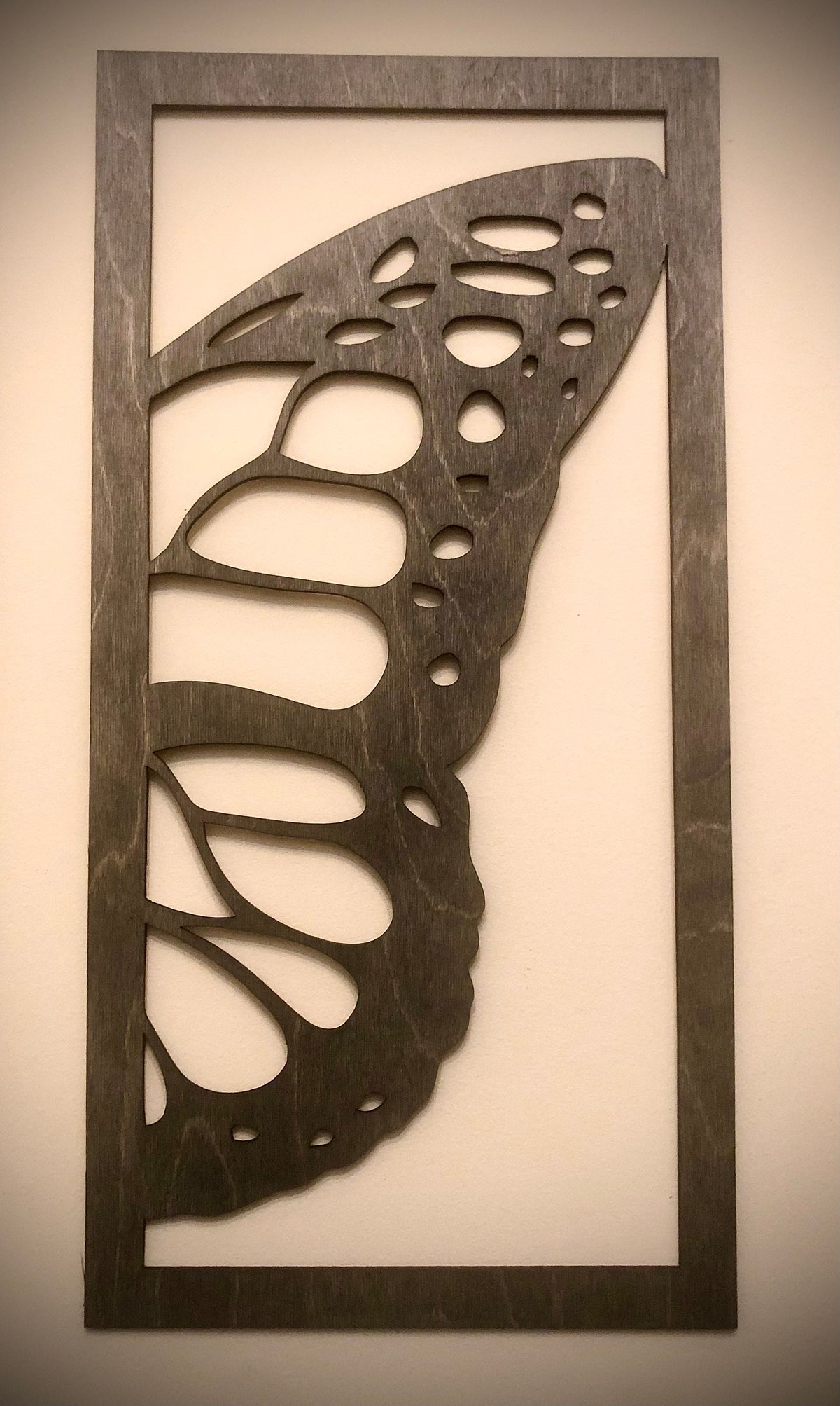 Butterfly Wood Wall Art | 3-Panel Set | Multiple Sizes & Finishes | Style 2