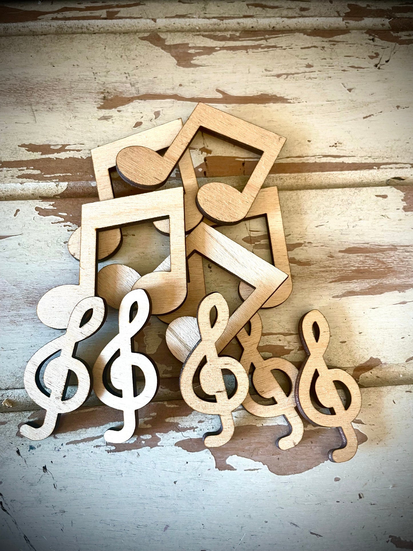 Tic Tac Music Wood Game | Laser Engraved | 12 Finishes | Music Lover Gift