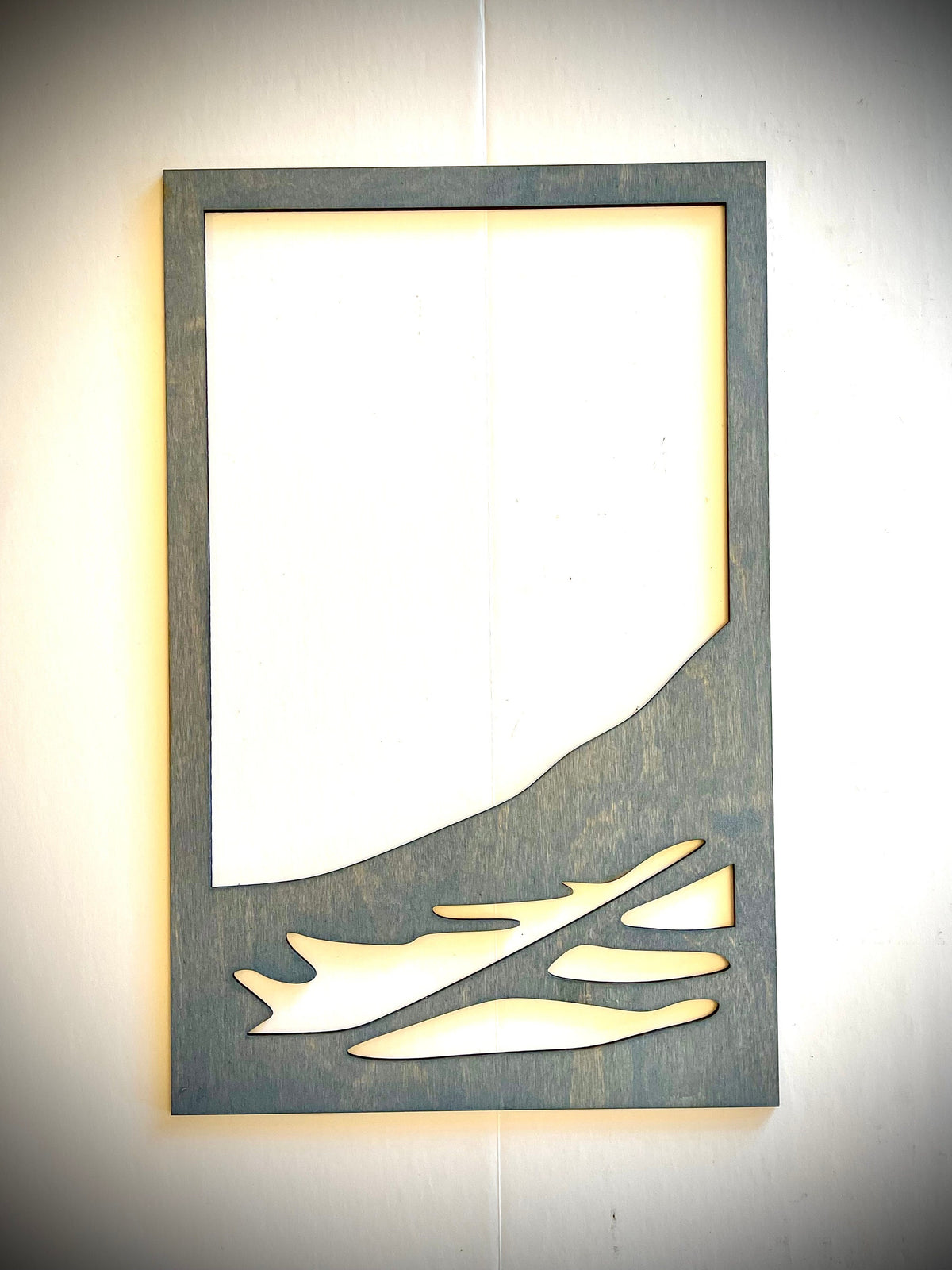 Surf's Up Wave Wood Wall Art | 3-Panel Set | Multiple Sizes & Finishes | Beach Decor