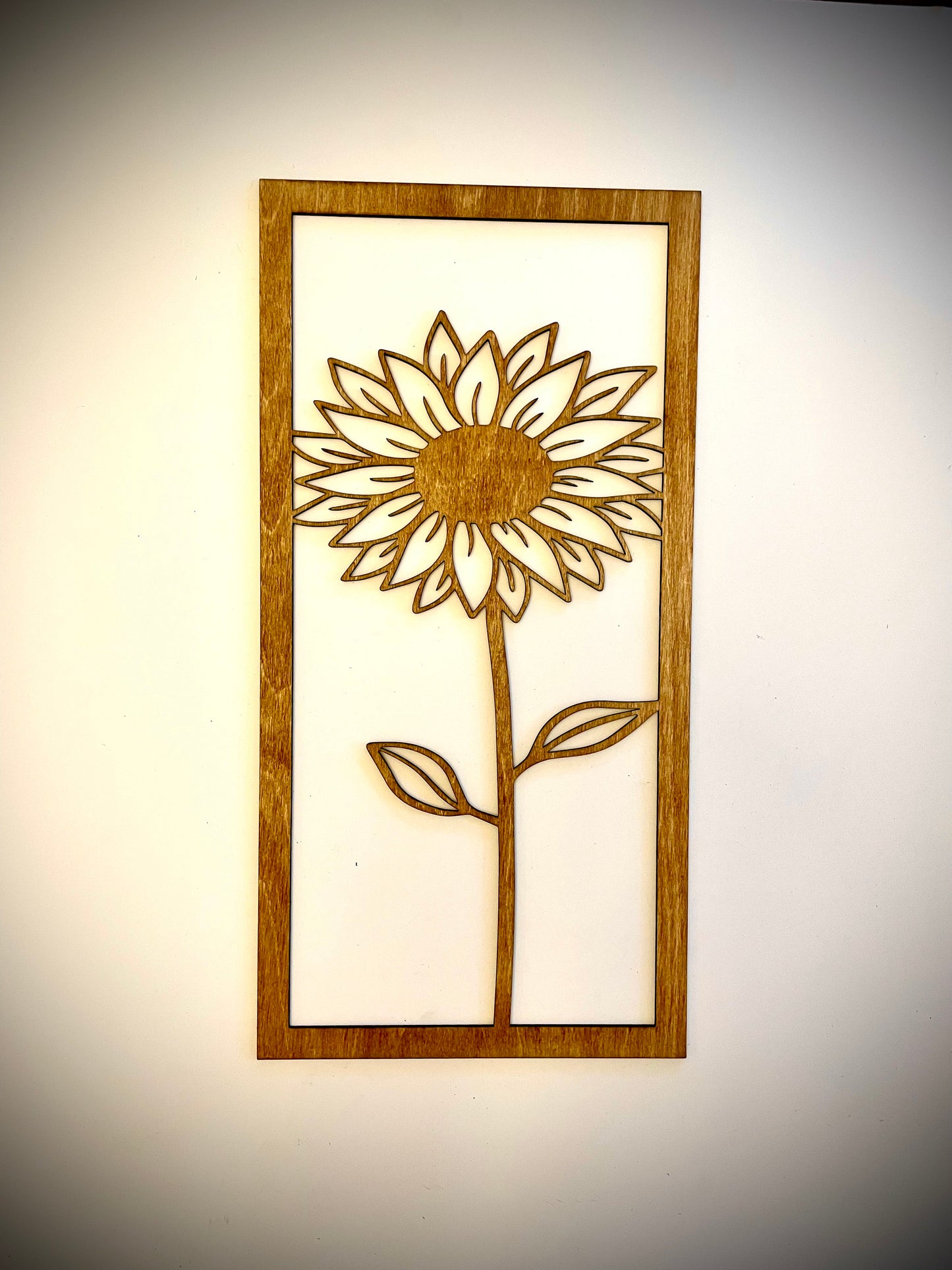 Sunflower Wood Wall Art | 3-Panel Set | Multiple Sizes & Finishes