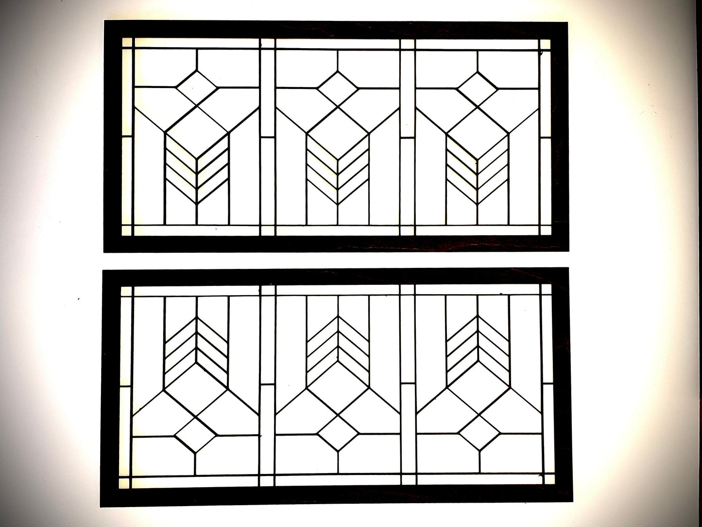 Boho Modern Art Deco Art Deco Geometry wood wall art, 2 panel in multiple sizes and finishes, decor wall art original D